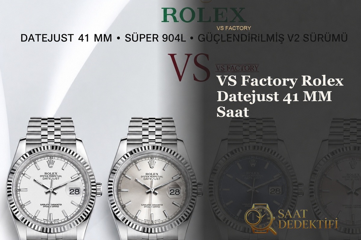VS Factory Rolex Datejust 41mm Jubilee Bilezik Esneklik ve Sağlamlık İncelemesi