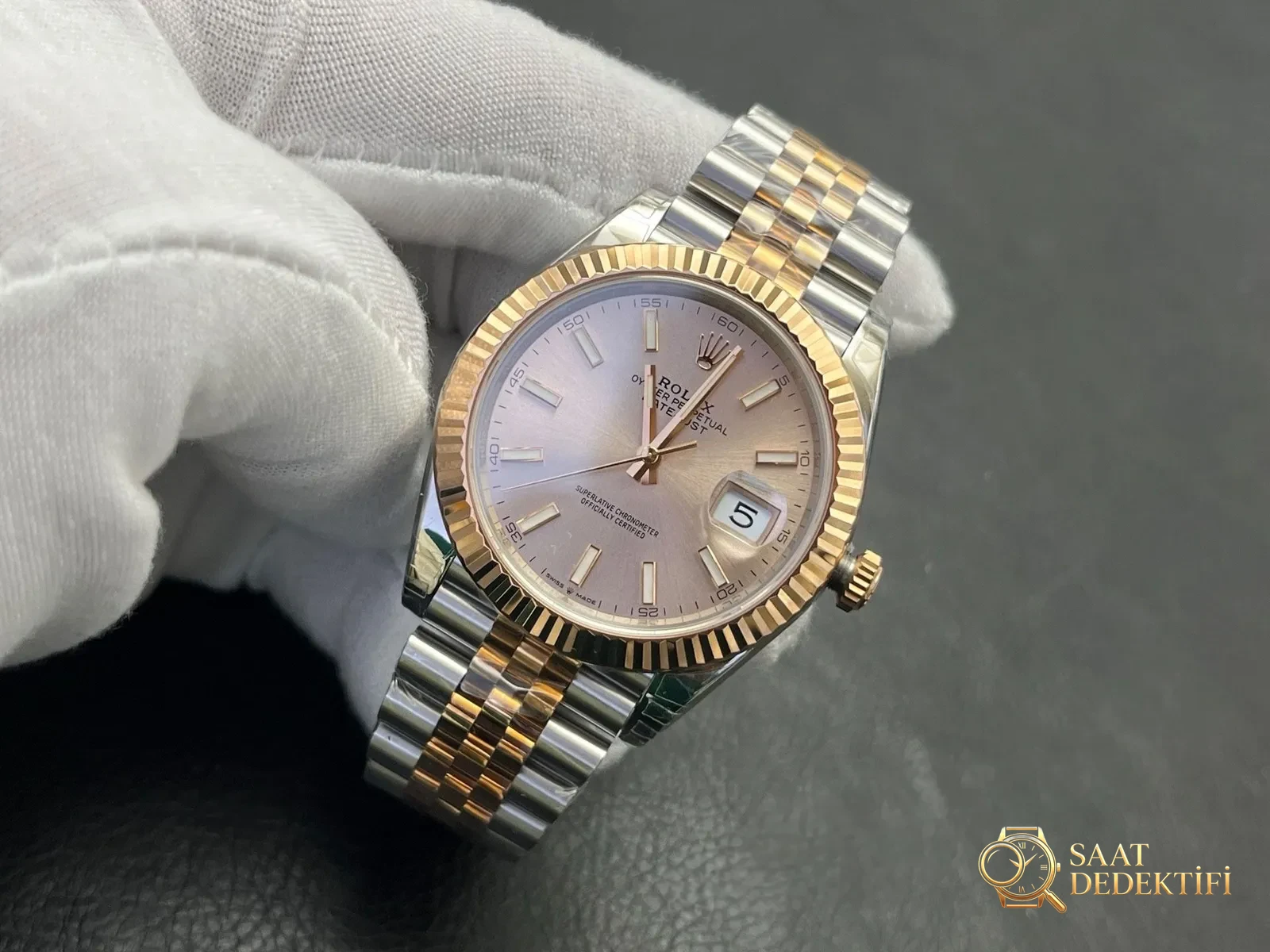 VS Factory Rolex Datejust 41mm Fluted Bezel Işık Kırılma Açısı İncelemesi - fotoğraf 1