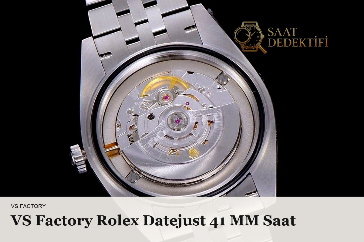 VS Factory Rolex Datejust 41mm Kadran Derinliği ve İbrelere Bakış İncelemesi - ön görünüm