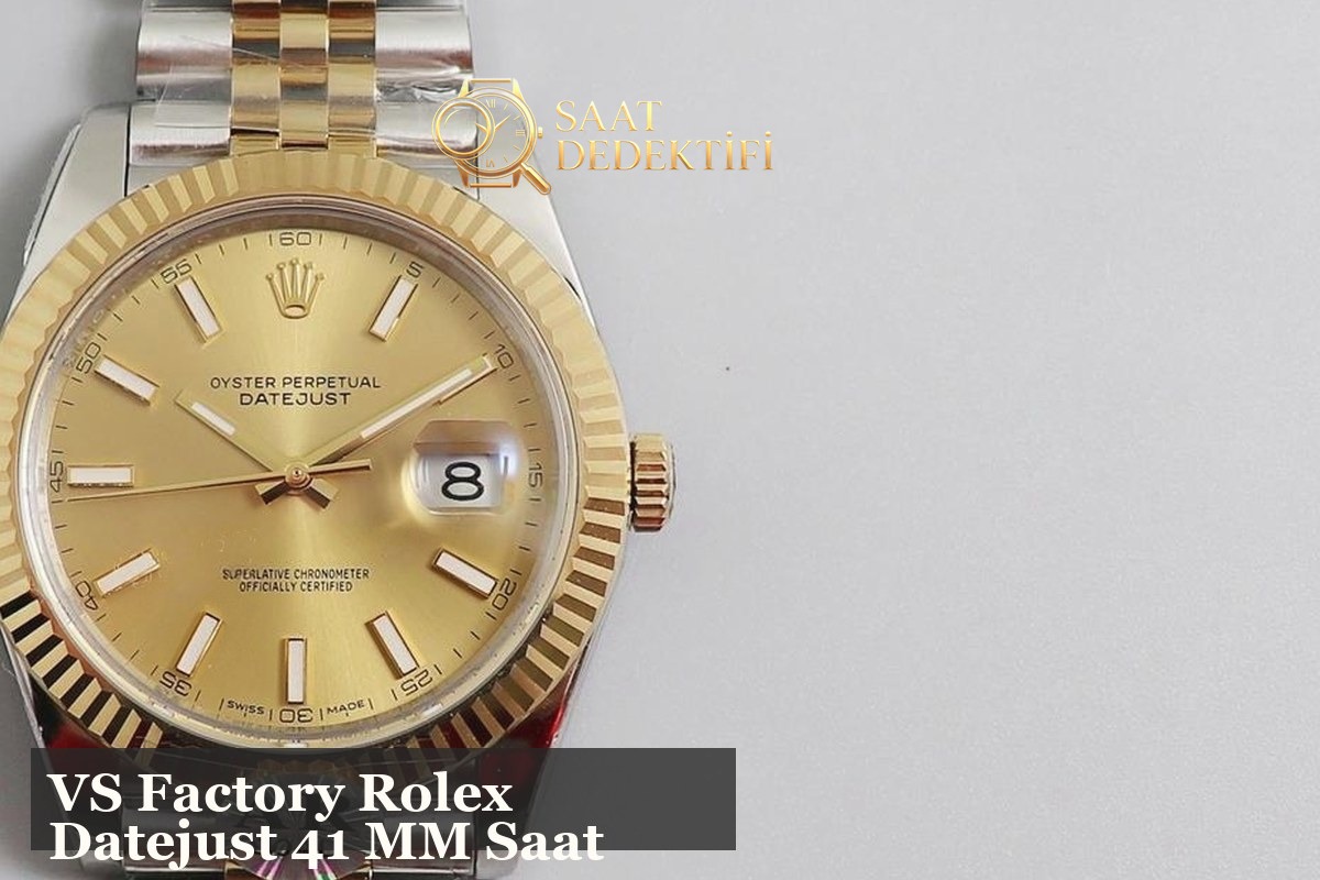 VS Factory Rolex Datejust 41mm Datejust 41 Koleksiyon Değerlendirmesi - ön görünüm