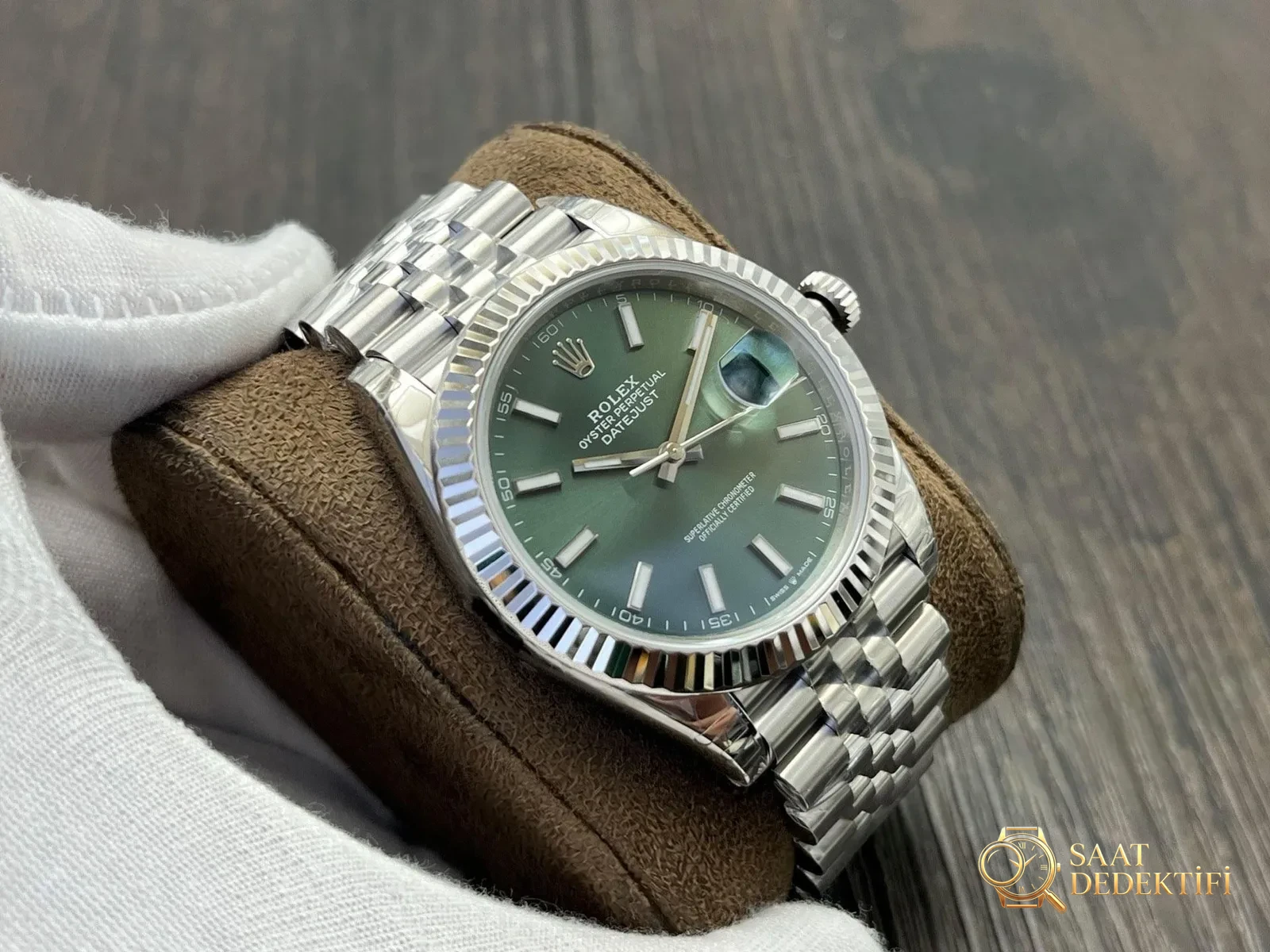 VS Factory Rolex Datejust 41mm Güneş Işınlı Mavi Kadran İncelemesi - fotoğraf 3