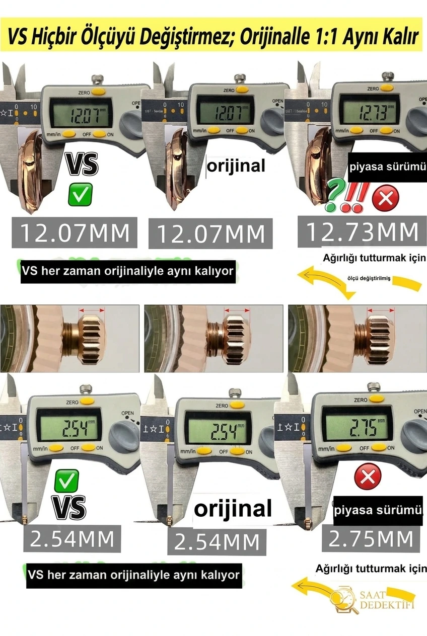 VS Factory Rolex Day-Date DD çift takvim, 182g ağırlıklı, siyah karamel ve dumanlı yeşil, 3255 mekanizmanın işçiliği nasıl? - Bilezik, Toka ve Klips Mekanizması