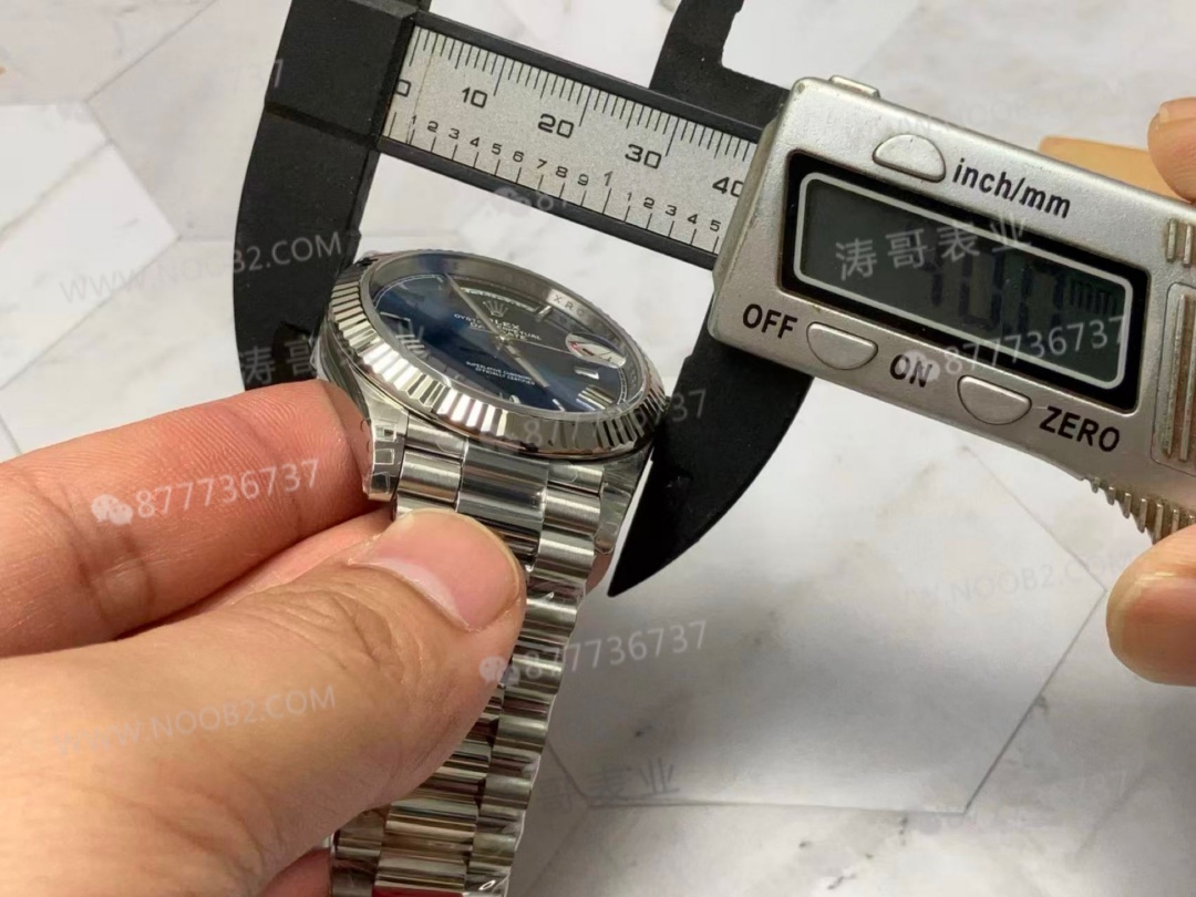 VS Factory Rolex Day-Date DD, içindeki Dandong 3255 mekanizmasına rağmen neden ağırlıklandırılmamış? — 19. fotoğraf