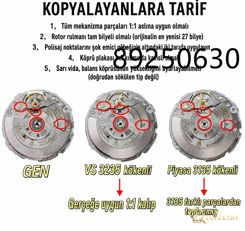 VS Factory Rolex Day-Date Kol Saati Detaylı İnceleme - Kasa Profili ve Kurma Kolu İncelemesi