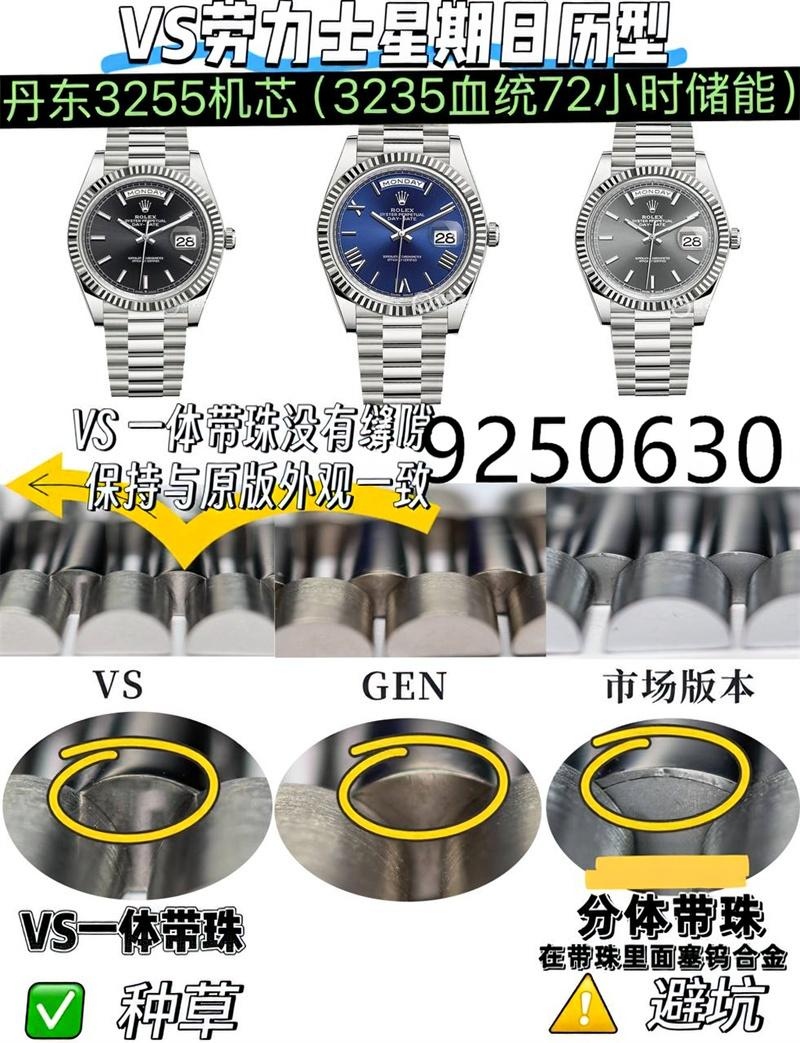 VS Factory Rolex Day-Date Kol Saati Detaylı İnceleme — 6. fotoğraf