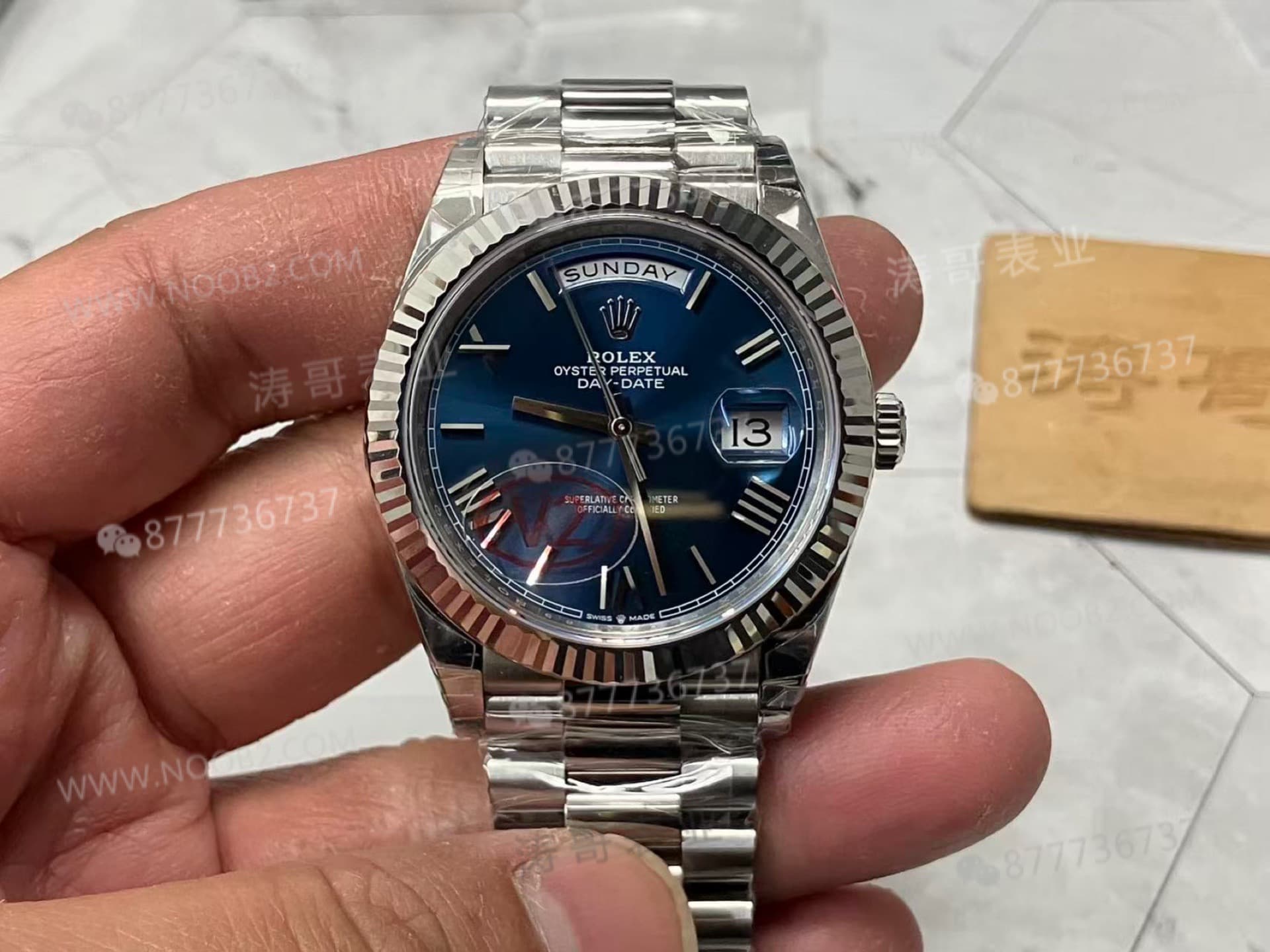 VS Factory Rolex Day-Date V2 ağırlıklı versiyon 182 gram, Dandong 3255 mekanizmasıyla diğer fabrikaları alt ediyor mu? — 1. fotoğraf