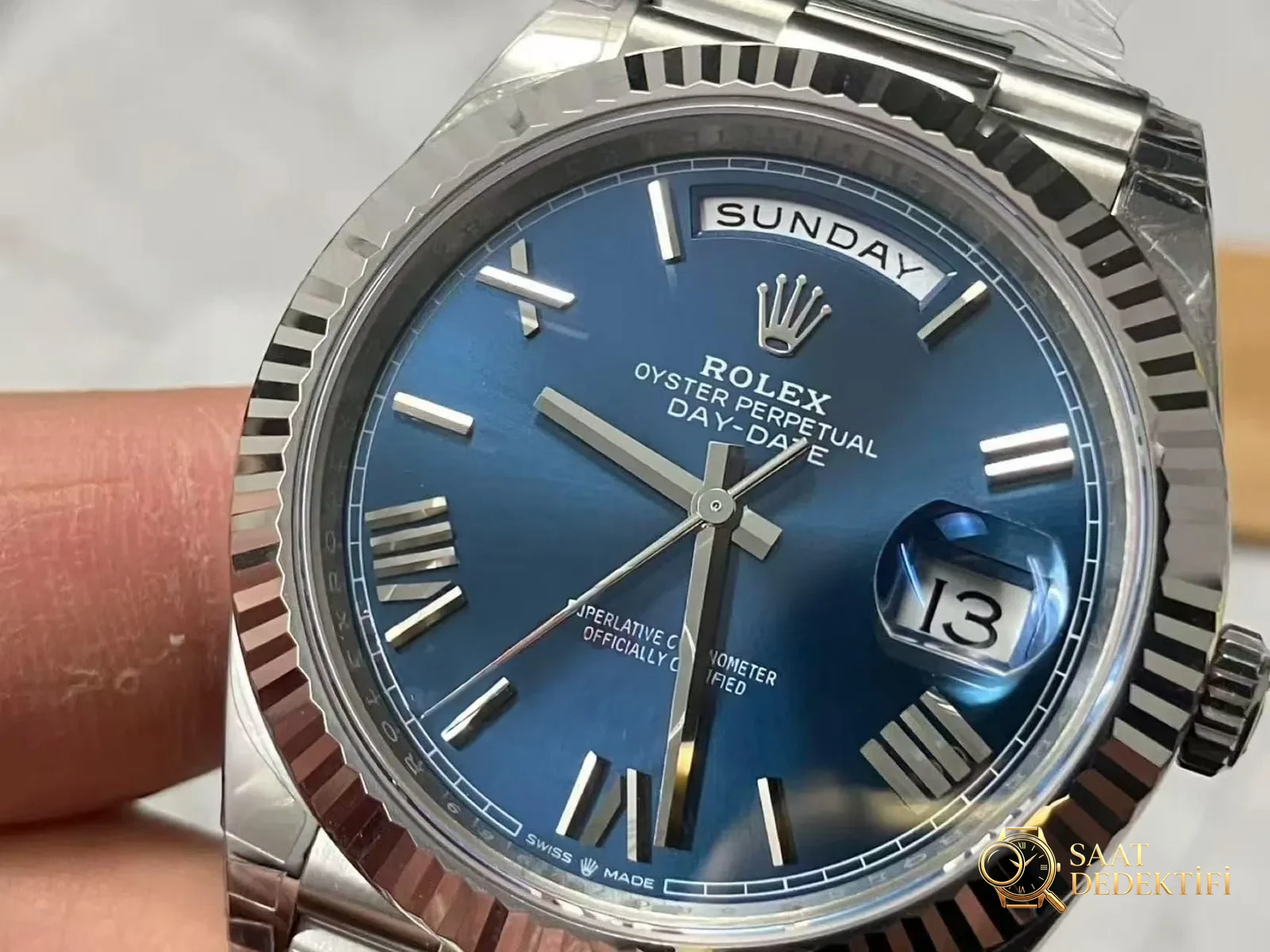 VS Factory Rolex Day-Date V2 ağırlıklı versiyon 182 gram, Dandong 3255 mekanizmasıyla diğer fabrikaları alt ediyor mu? - Bilezik, Toka ve Klips Mekanizması