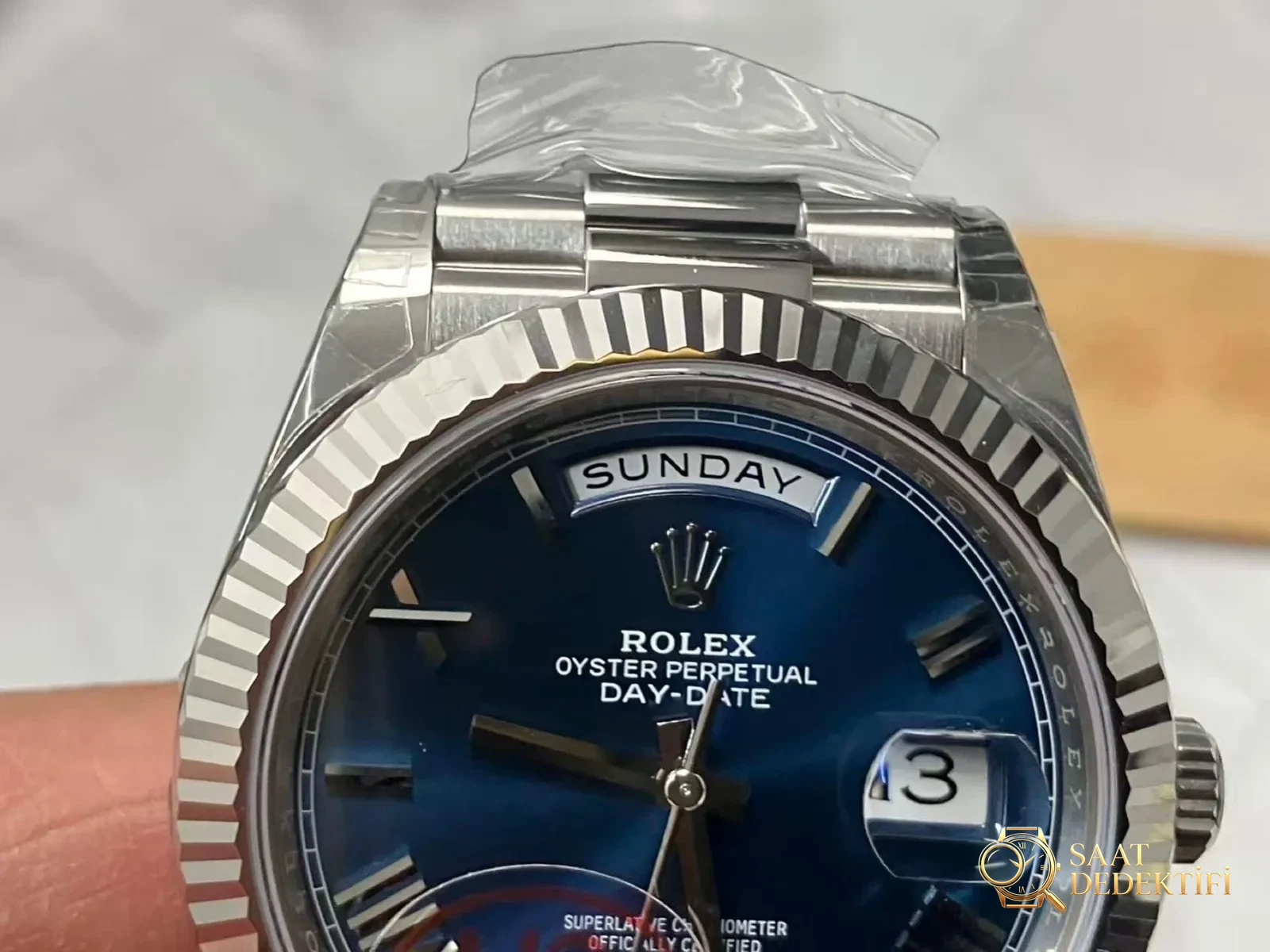 VS Factory Rolex Day-Date V2 ağırlıklı versiyon 182 gram, Dandong 3255 mekanizmasıyla diğer fabrikaları alt ediyor mu? - Klips Kilidi ve Lazer Damgalar
