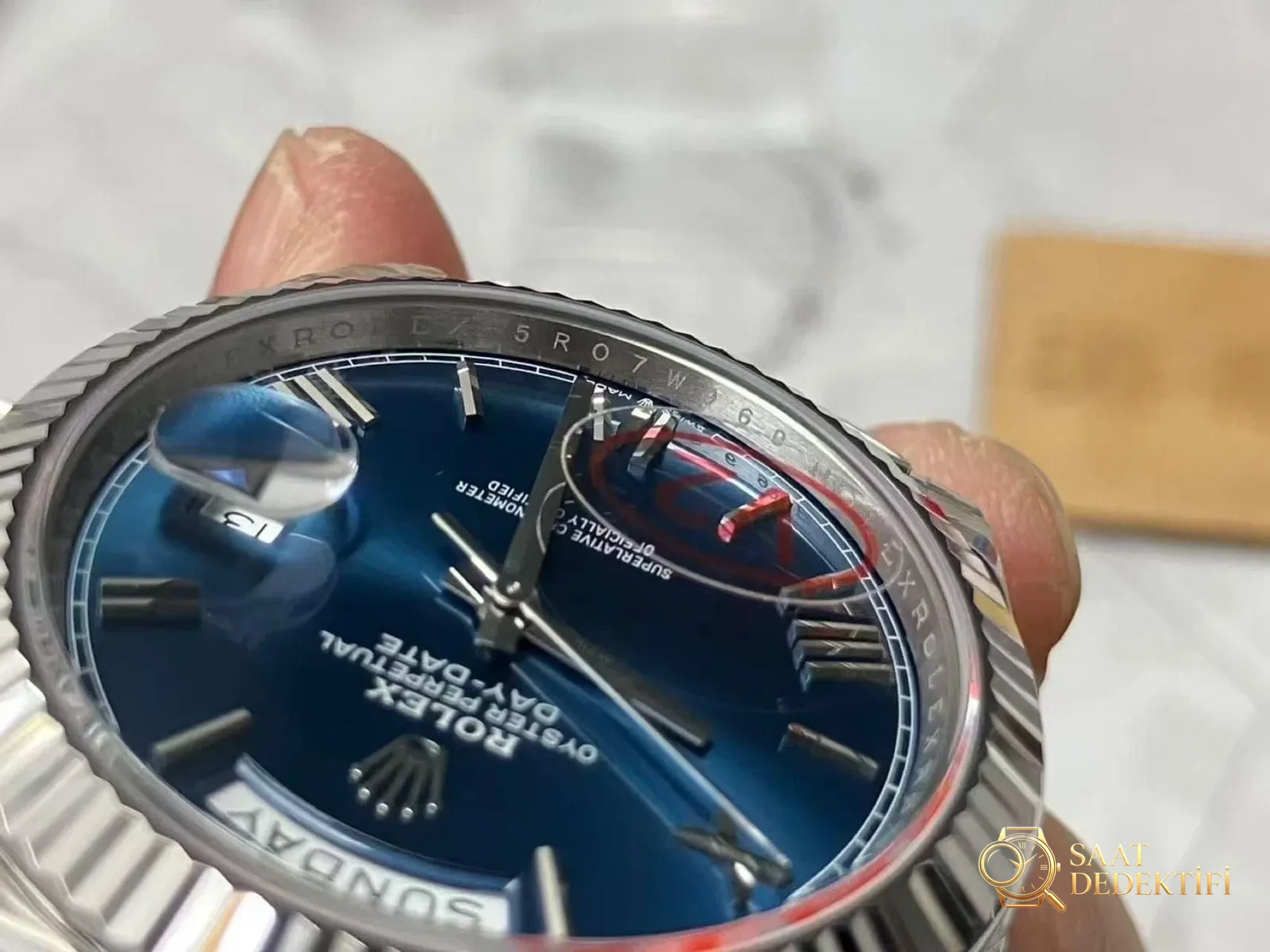 VS Factory Rolex Day-Date V2 ağırlıklı versiyon 182 gram, Dandong 3255 mekanizmasıyla diğer fabrikaları alt ediyor mu? - Fosfor ve Super-LumiNova Gece Görünümü