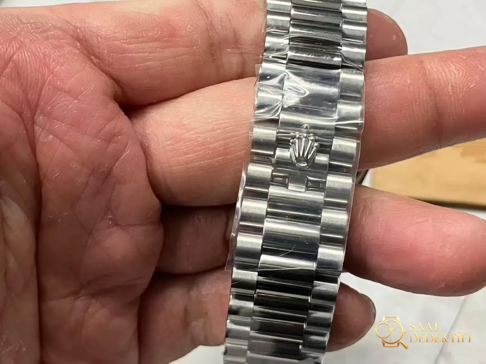 VS Factory Rolex Day-Date V2 ağırlıklı versiyon 182 gram, Dandong 3255 mekanizmasıyla diğer fabrikaları alt ediyor mu? - Kasa Çeliği ve Polisaj Kalitesi