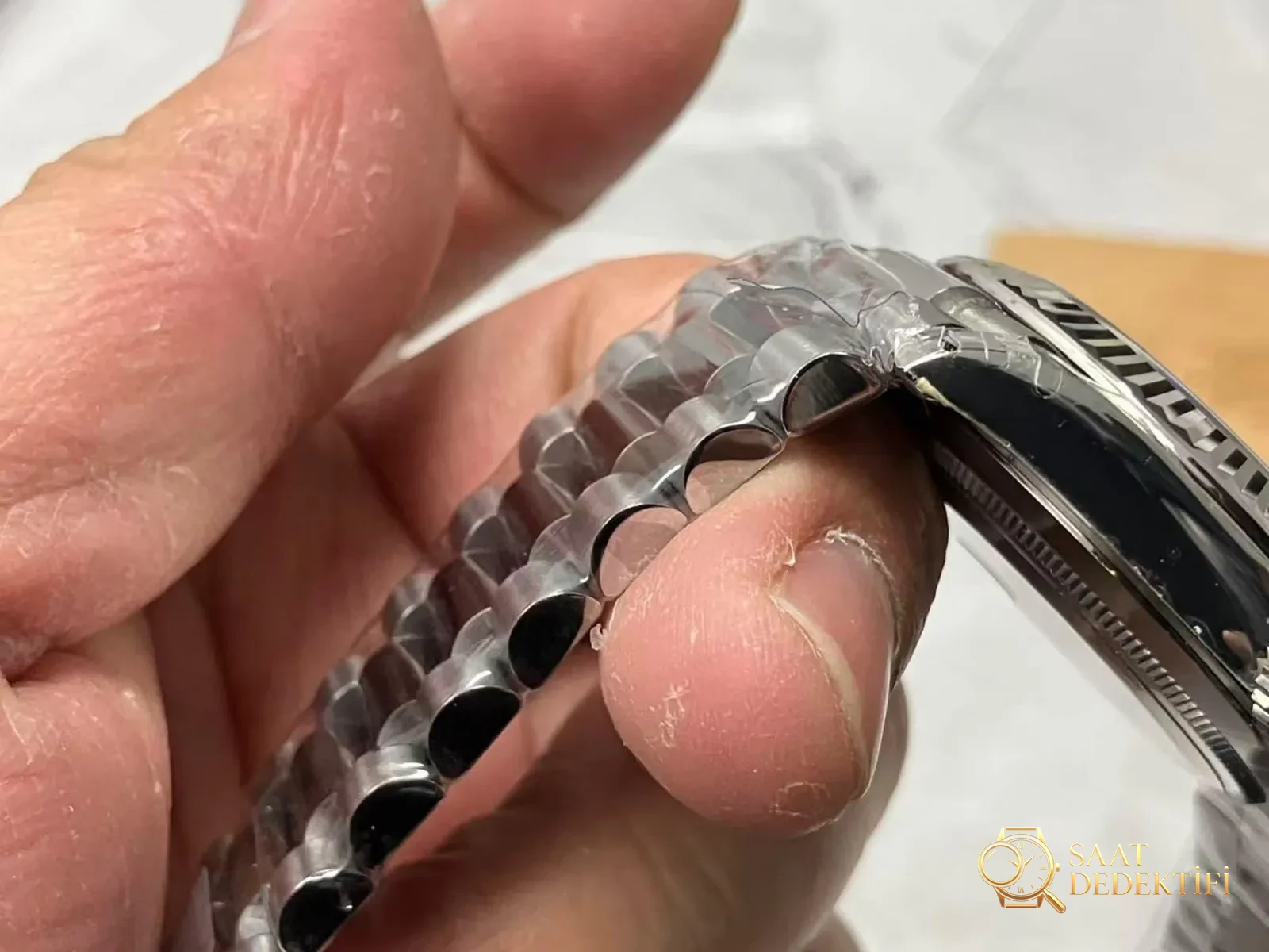 VS Factory Rolex Day-Date V2 ağırlıklı versiyon 182 gram, Dandong 3255 mekanizmasıyla diğer fabrikaları alt ediyor mu? - Bilezik Bakla Ayrımı ve Pim Yapısı