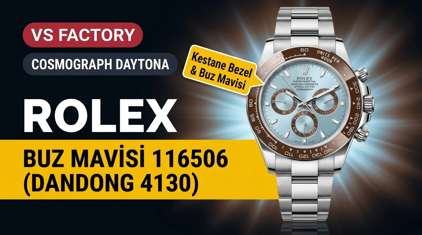 VS Factory Rolex Daytona Ice Blue Dandong 4130 Review