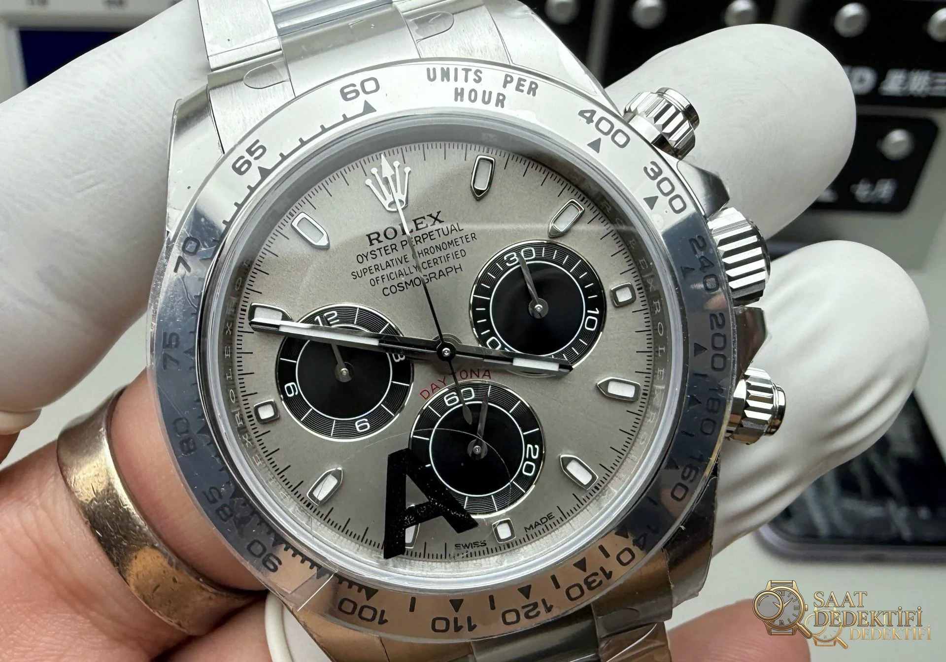 VS Factory Rolex Daytona Ghost Gri 184g Ağırlıklı Kasa İncelemesi - Makro Laboratuvar ve Detay İncelemesi