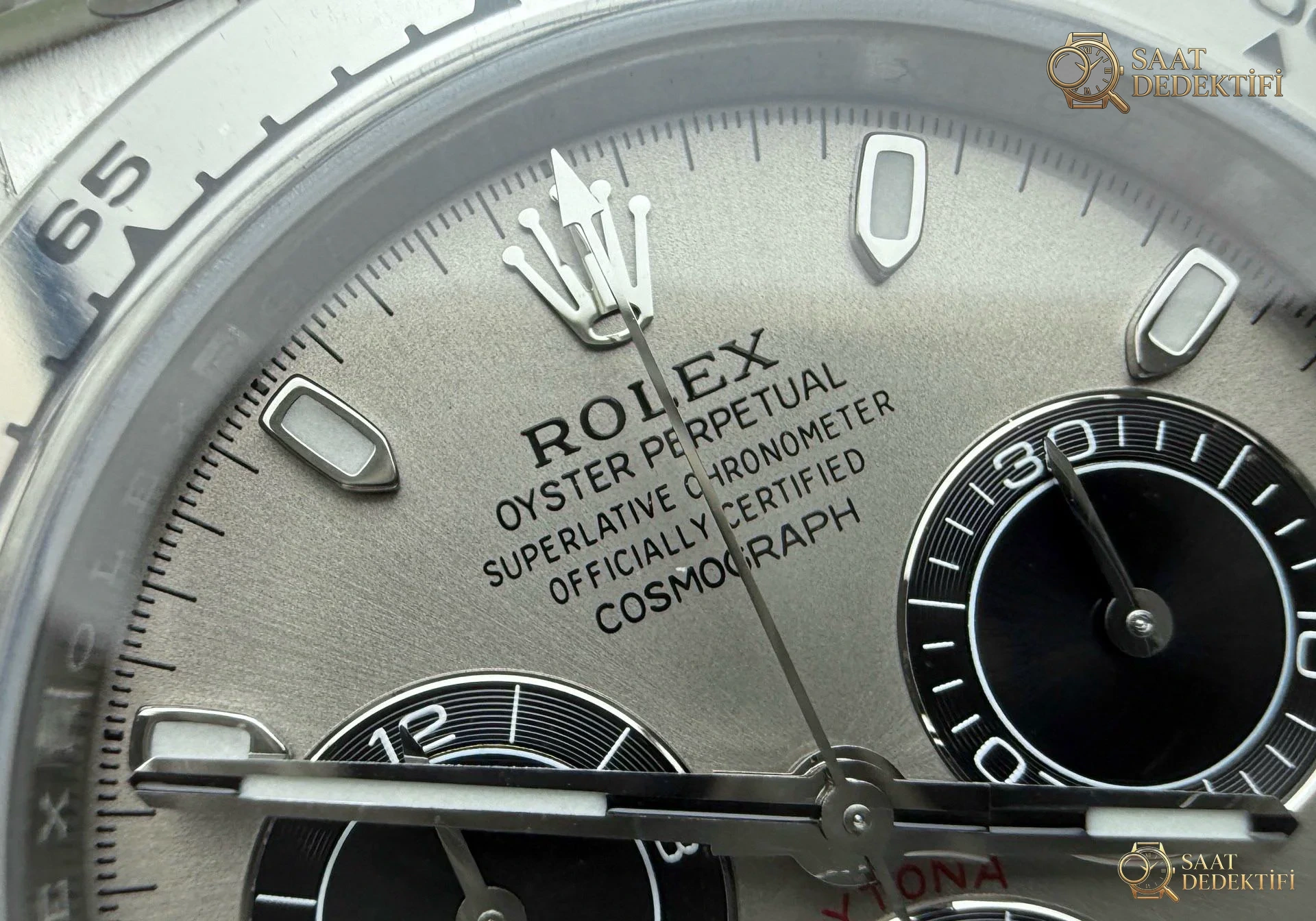 VS Factory Rolex Daytona Ghost Gri 184g Ağırlıklı Kasa İncelemesi - Makro Laboratuvar ve Detay İncelemesi