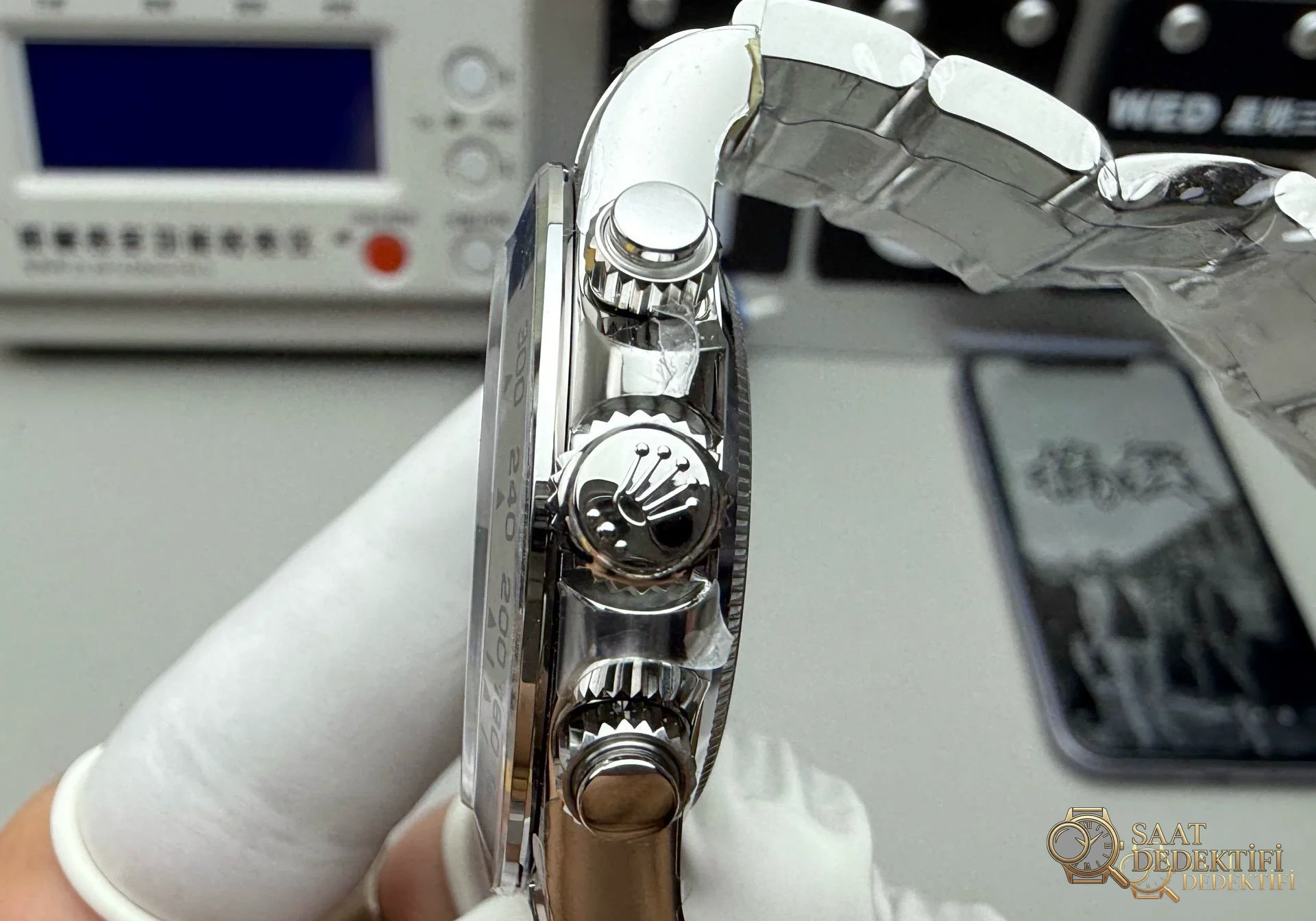 VS Factory Rolex Daytona Ghost Gri 184g Ağırlıklı Kasa İncelemesi - Makro Laboratuvar ve Detay İncelemesi