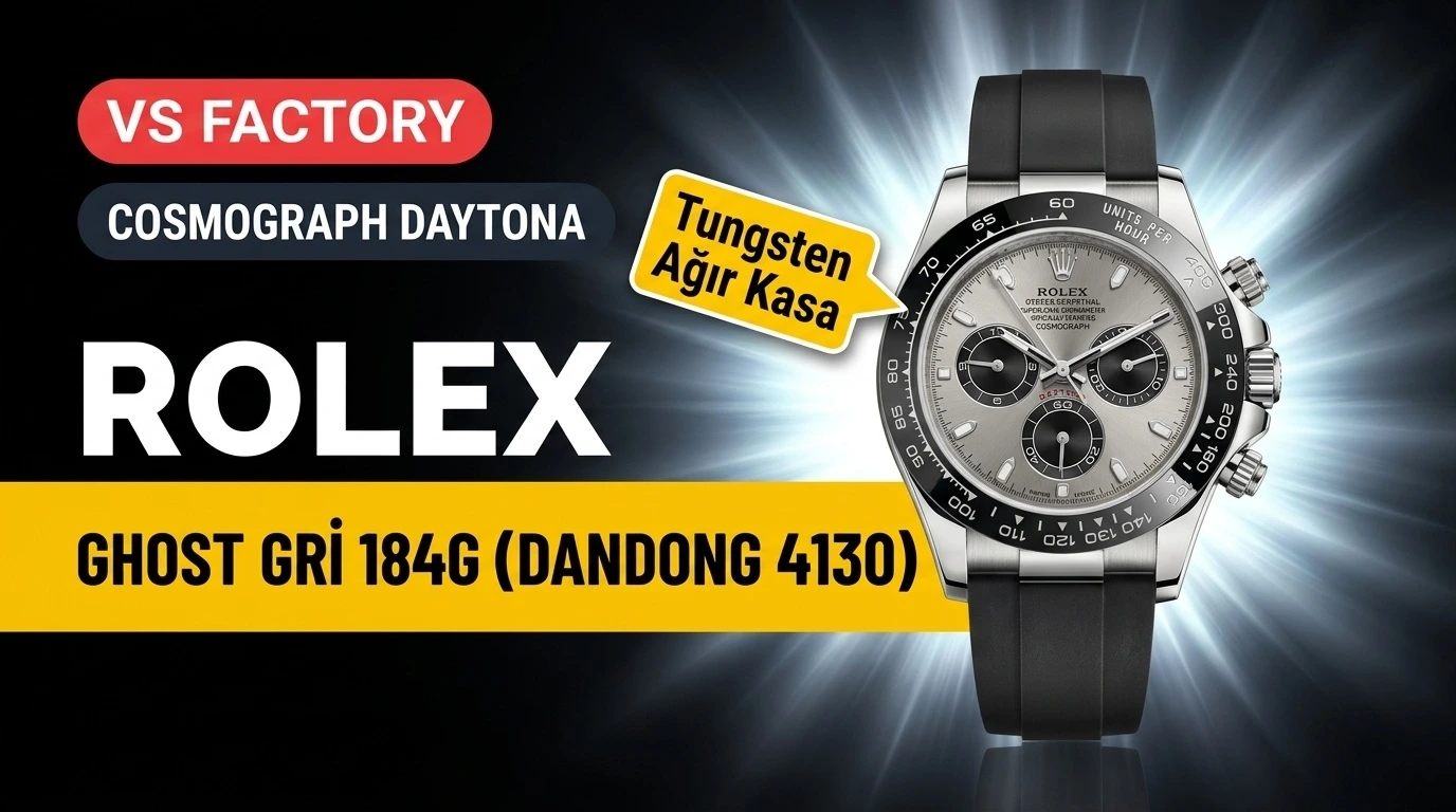 VS Factory Rolex Daytona Ghost Gray 184g Weight Case Review