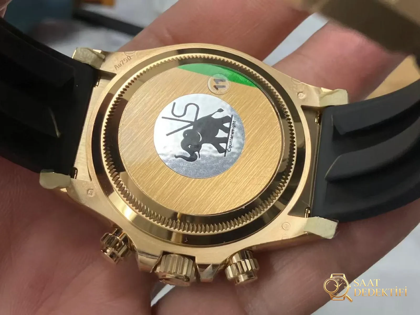VS Factory Rolex Daytona Tiffany Mavisi, Dandong 4131 mekanizma, 137 g ağırlık: işçilik nasıl? - Genel Açı ve Estetik Duruş