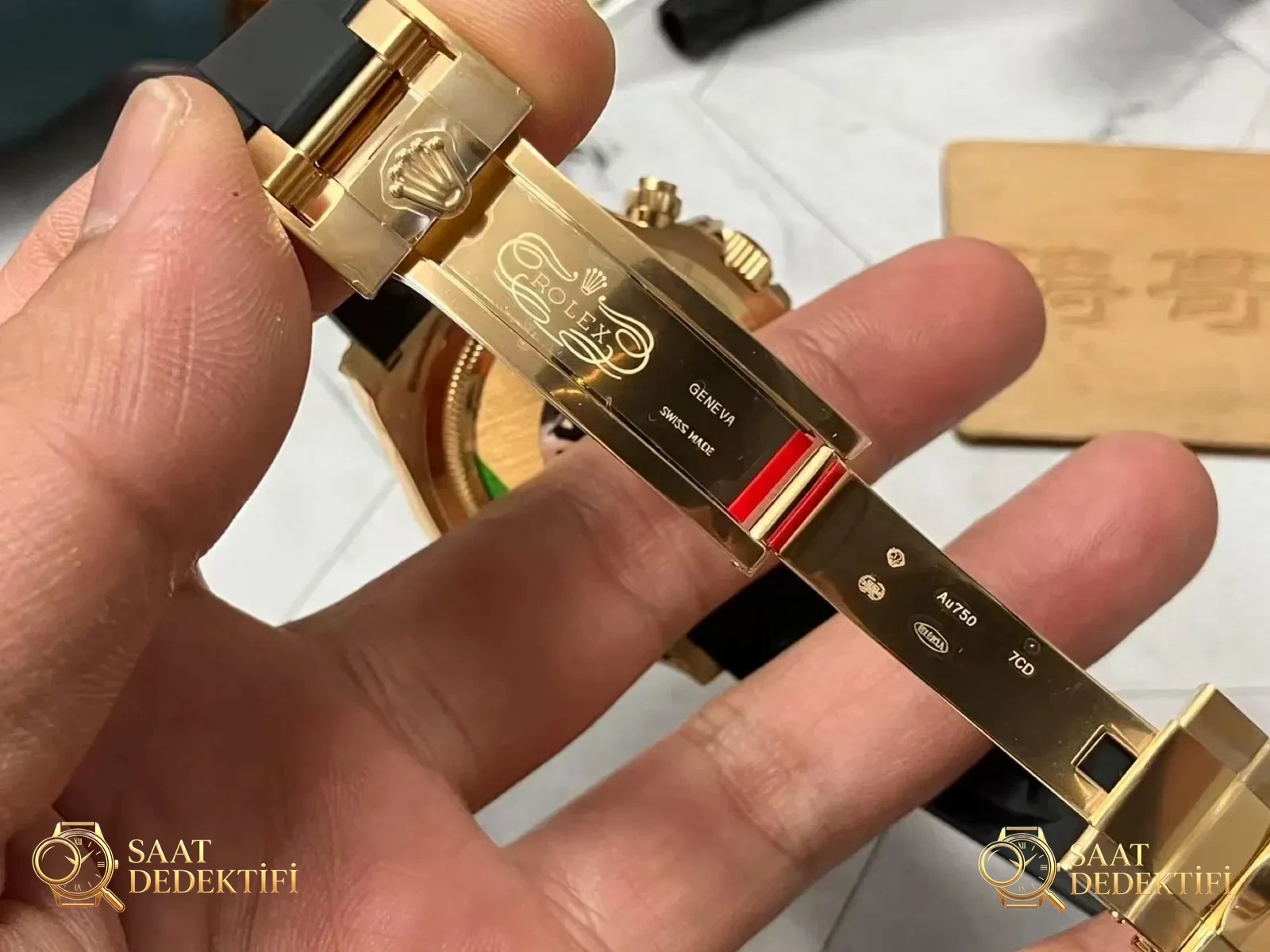 VS Factory Rolex Daytona Tiffany Mavisi, Dandong 4131 mekanizma, 137 g ağırlık: işçilik nasıl? - Toka İçi Mikro Ayar Mekanizması