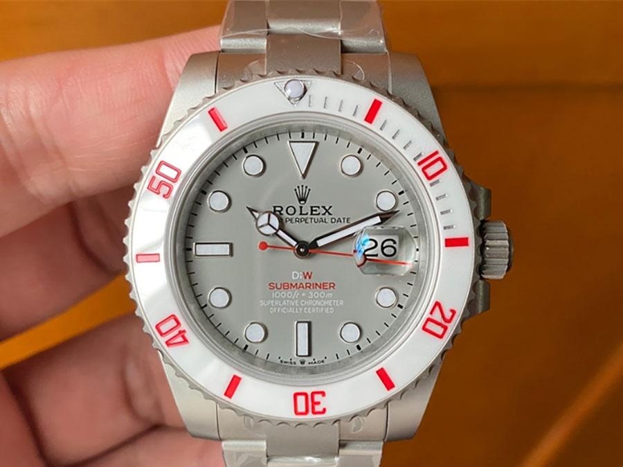VS Factory Rolex DIW Beyaz Seramik Bezelli Gri Kadranlı Submariner Replika Kol Saati - VS Saat — 2. fotoğraf