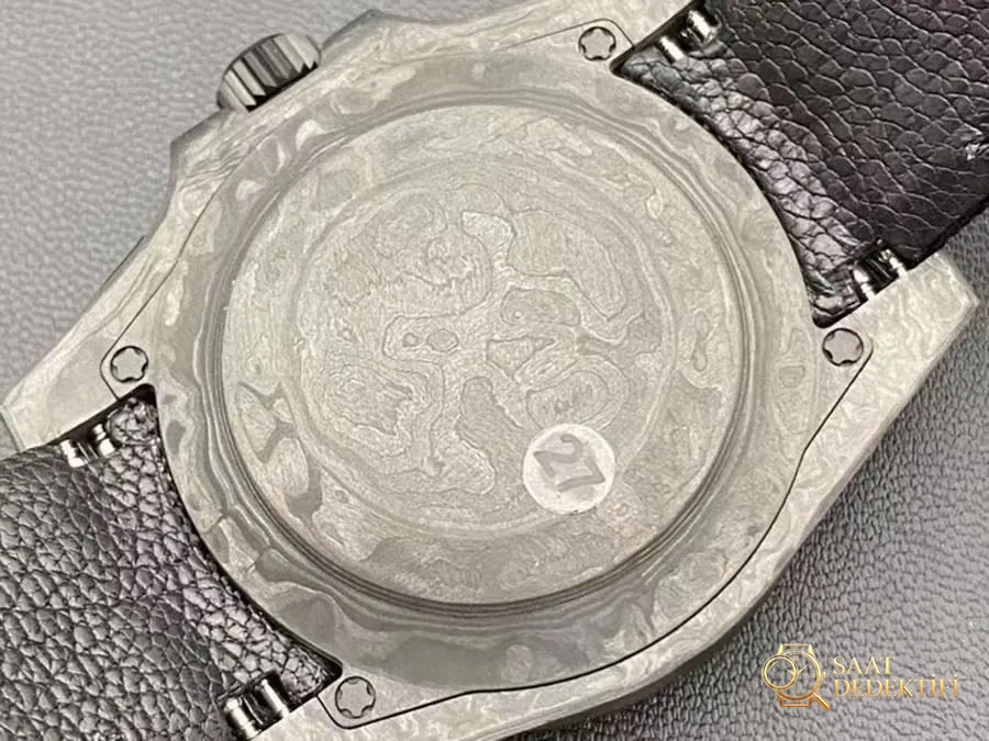 VS Factory Rolex DIW Karbon Fiber Kırmızı Model Replika Kol Saati - VS Saat - Makro Kadran ve İndeks İşçiliği