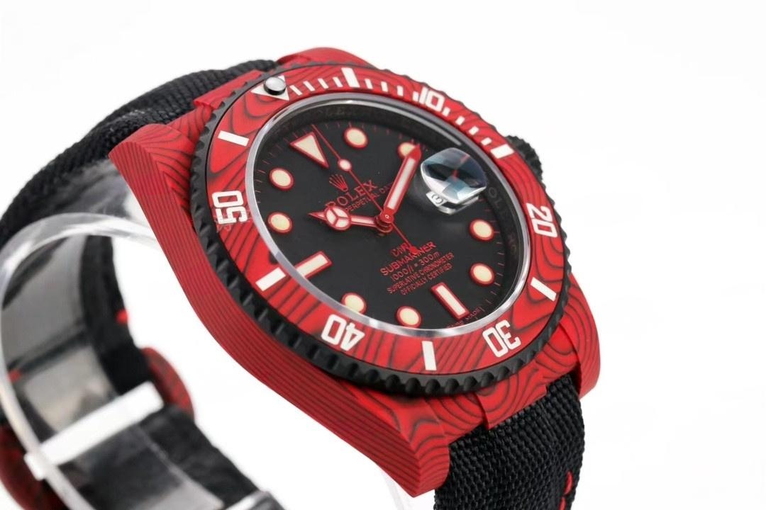 VS Factory Rolex DIW karbon fiber Red Devil su geçirmez modelinin kalitesi nasıl? — 7. fotoğraf