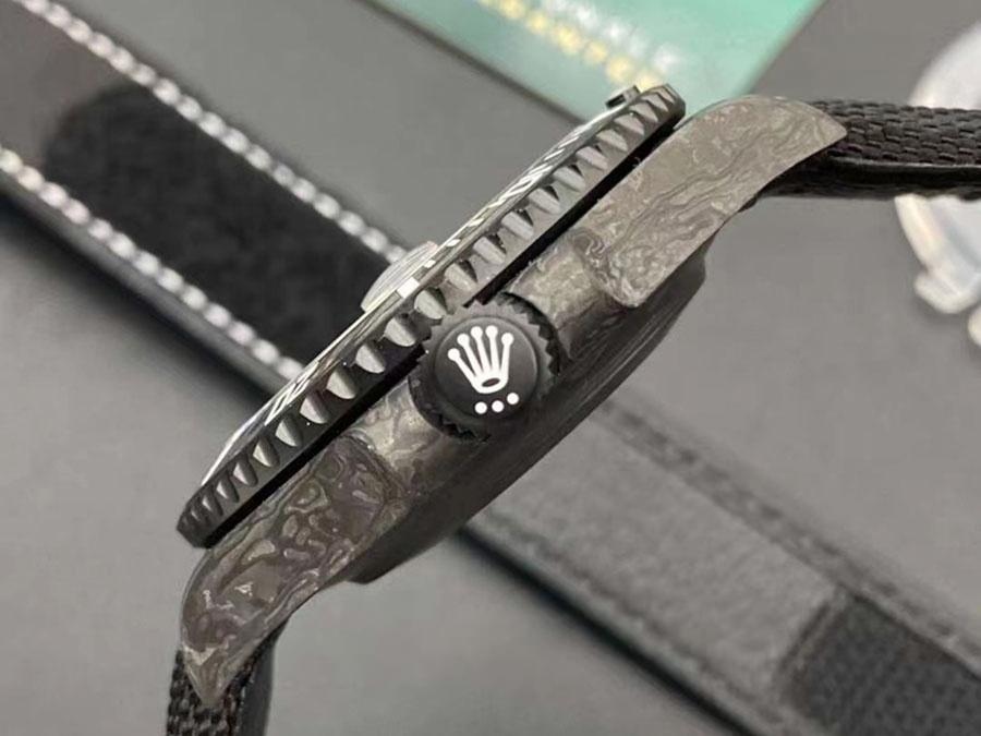 VS Factory Rolex DIW Karbon Fiber Siyah Replika Saat - VS Saat — 5. fotoğraf