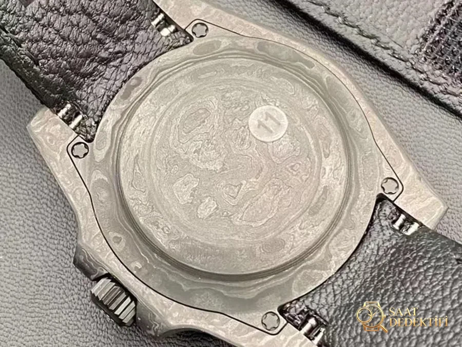 VS Factory Rolex DIW Karbon Fiber Siyah Replika Saat - VS Saat - Makro Kadran ve İndeks İşçiliği