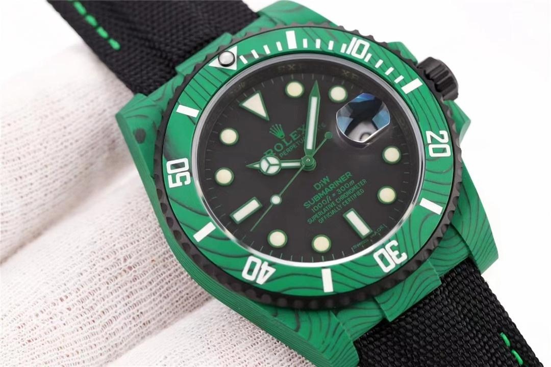 VS Factory Rolex DIW karbon fiber Yeşil Şeytan su geçirmez modelinin işçiliği nasıl? — 2. fotoğraf
