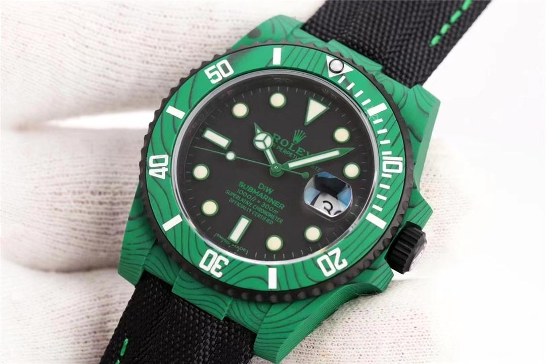 VS Factory Rolex DIW karbon fiber Yeşil Şeytan su geçirmez modelinin işçiliği nasıl? — 3. fotoğraf