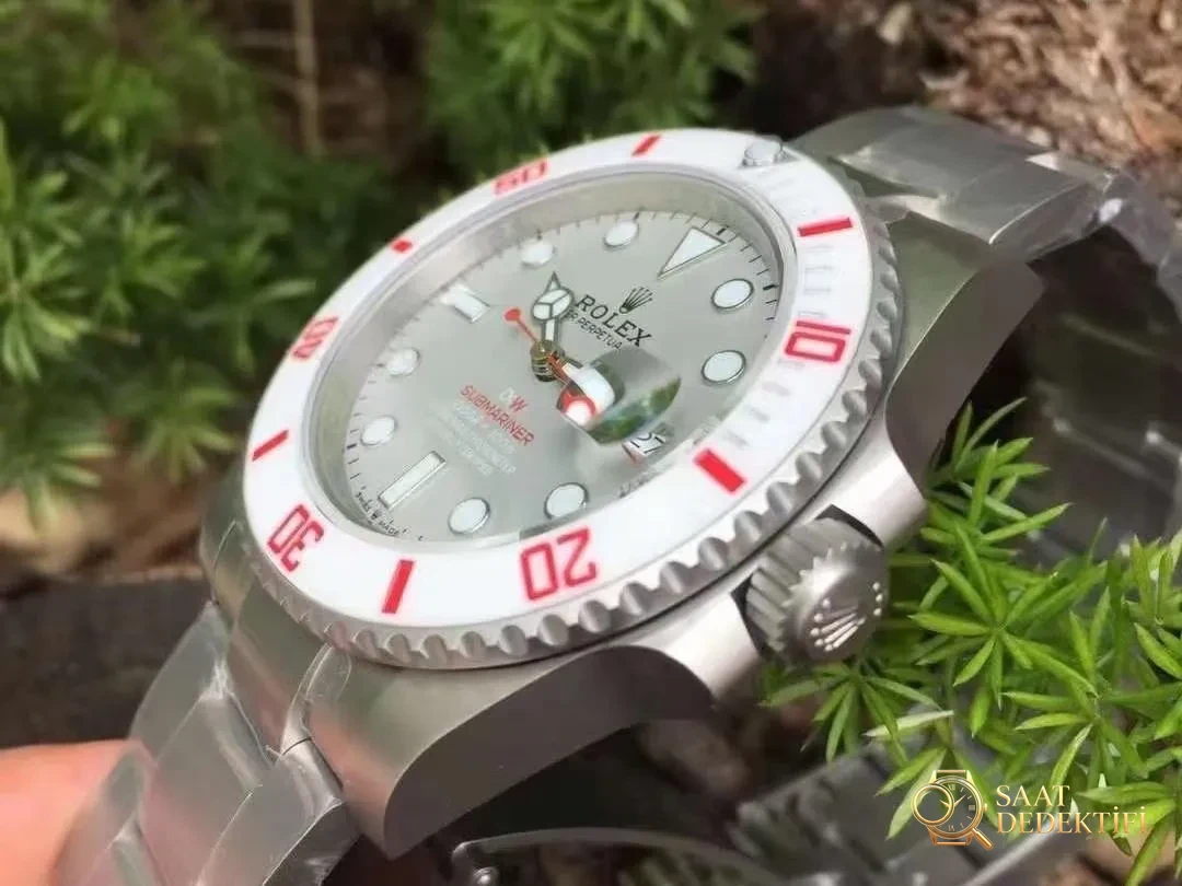 VS Factory Rolex DIW modifiyeli beyaz seramik bezelli dalgıç, 3135 mekanizmalı: nasıl? - Bilezik, Toka ve Klips Mekanizması