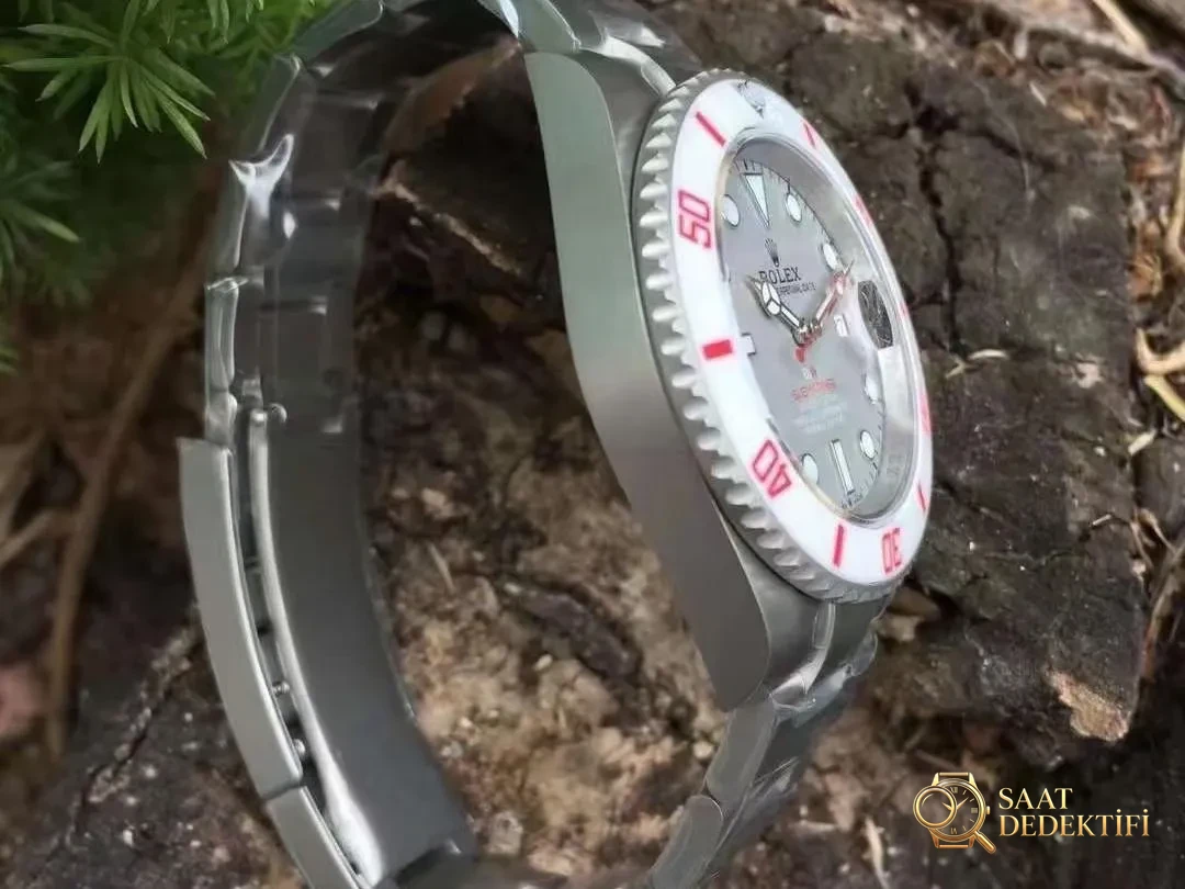 VS Factory Rolex DIW modifiyeli beyaz seramik bezelli dalgıç, 3135 mekanizmalı: nasıl? - Klips Kilidi ve Lazer Damgalar