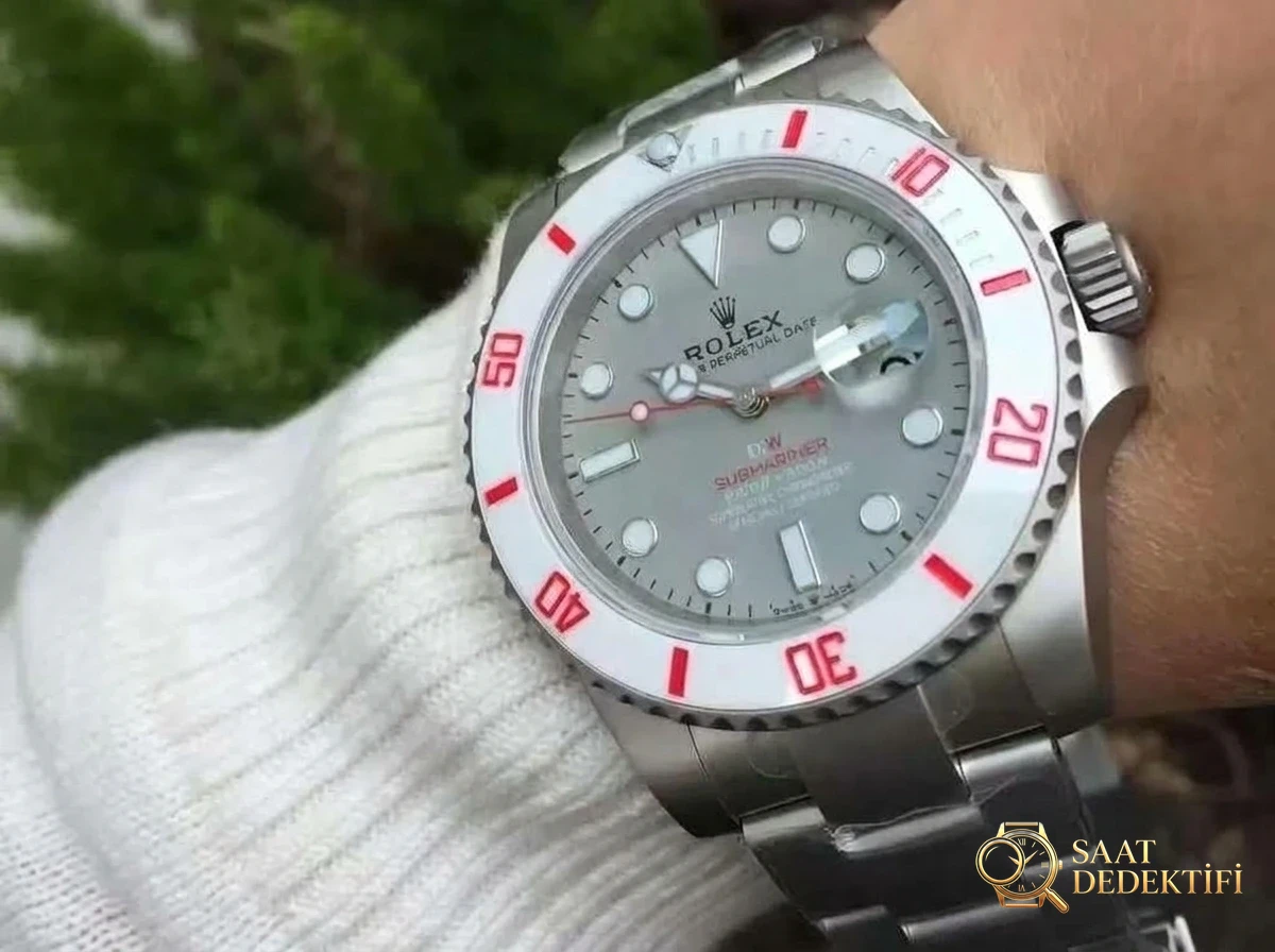 VS Factory Rolex DIW modifiyeli beyaz seramik bezelli dalgıç, 3135 mekanizmalı: nasıl? - Fosfor ve Super-LumiNova Gece Görünümü