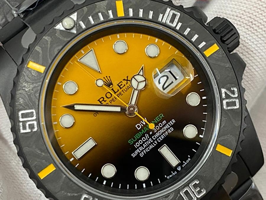 VS Factory Rolex DIW sarı degrade 3135 replika kol saati - VS saat — 4. fotoğraf