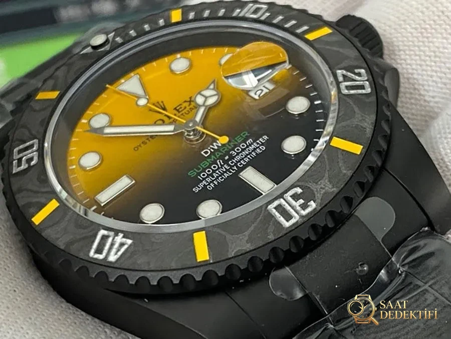 VS Factory Rolex DIW sarı degrade 3135 replika kol saati - VS saat - Bilezik, Toka ve Klips Mekanizması