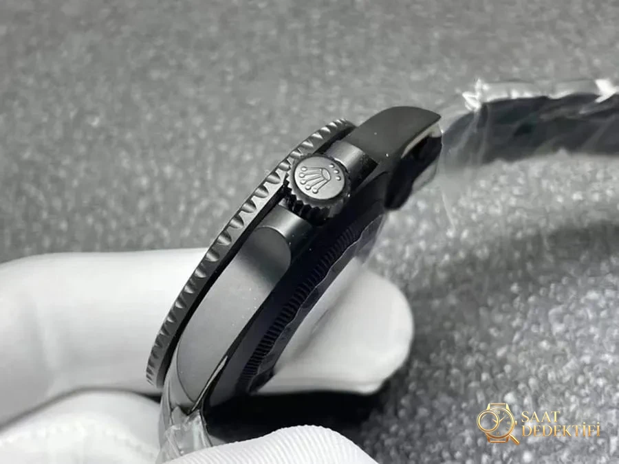 VS Factory Rolex DIW Tümü Siyah 3135 Replika Saat - VS Saat - Makro Kadran ve İndeks İşçiliği