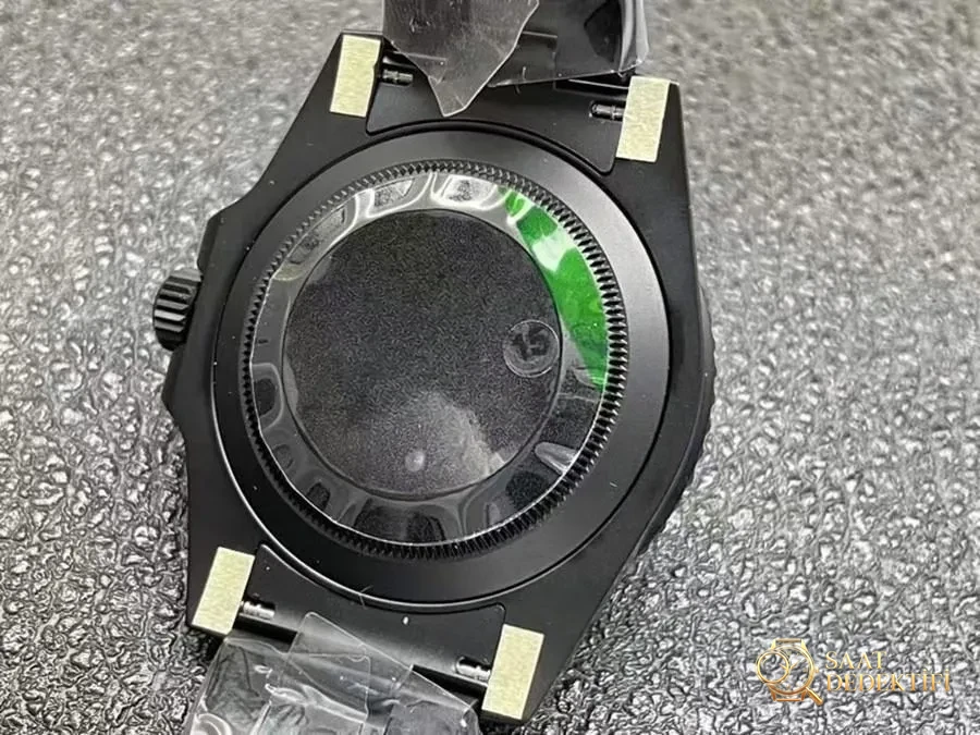 VS Factory Rolex DIW Tümü Siyah 3135 Replika Saat - VS Saat - Klips Kilidi ve Lazer Damgalar