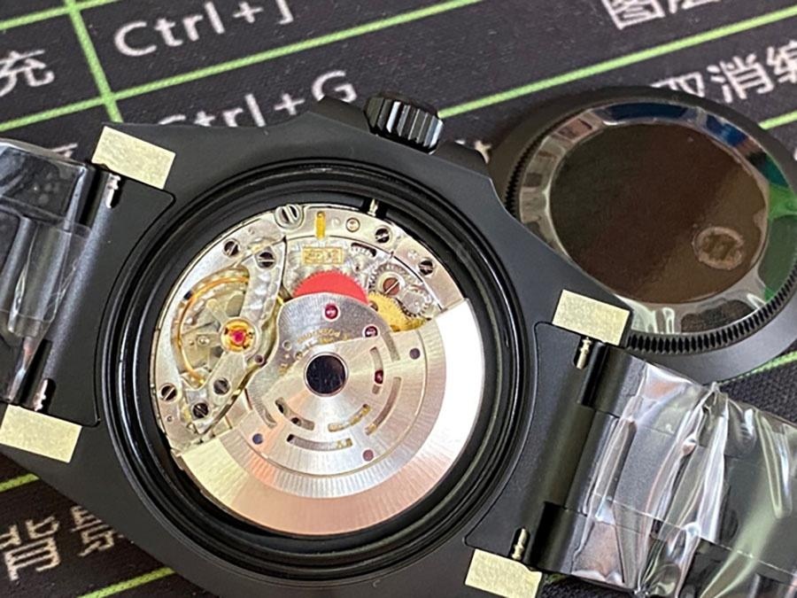 VS Factory Rolex DIW turuncu degrade 3135 replika kol saati - VS Saat — 9. fotoğraf