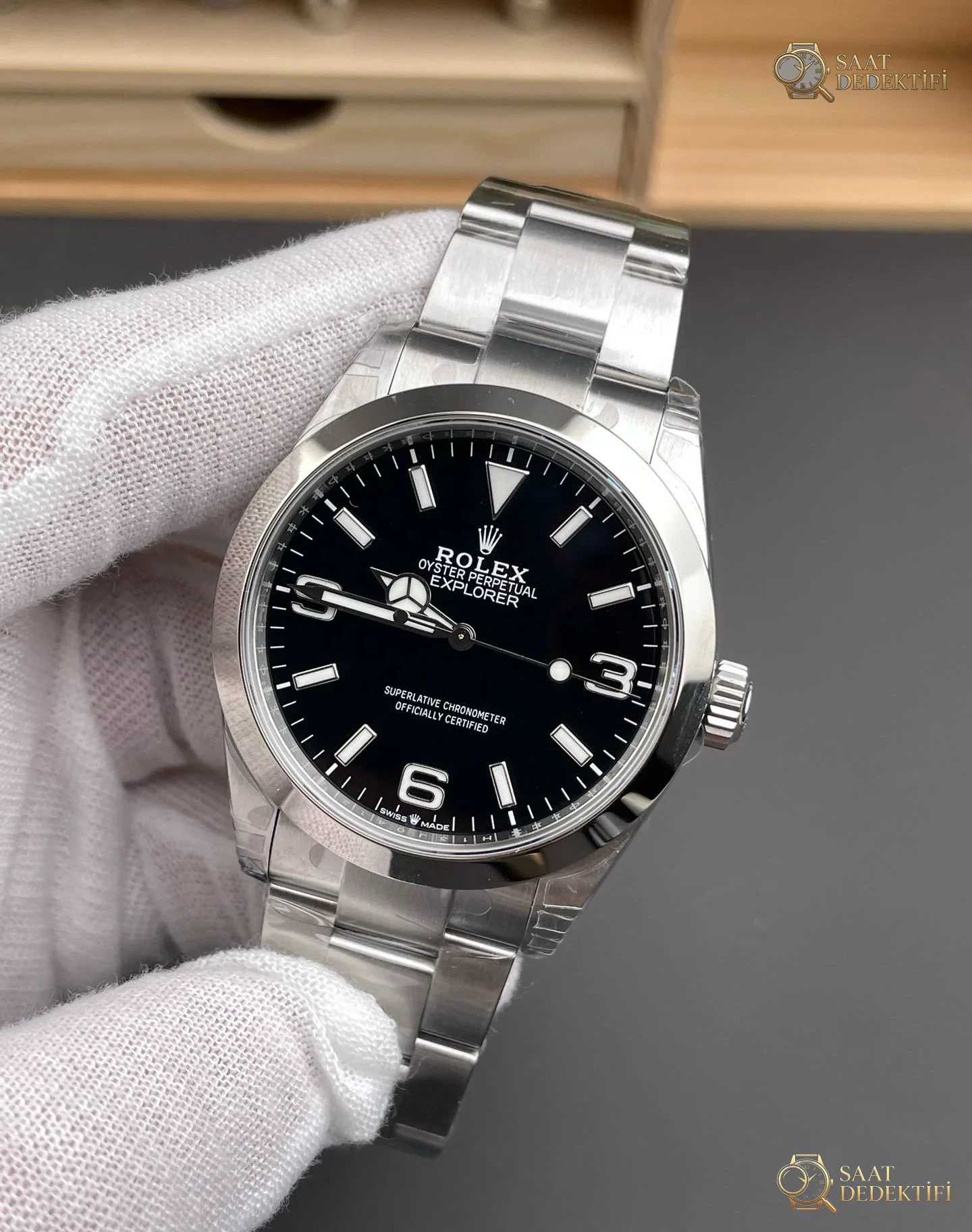 VS Factory Rolex Explorer I 40mm 224270 Dandong 3230 İncelemesi - Makro Laboratuvar ve Detay İncelemesi