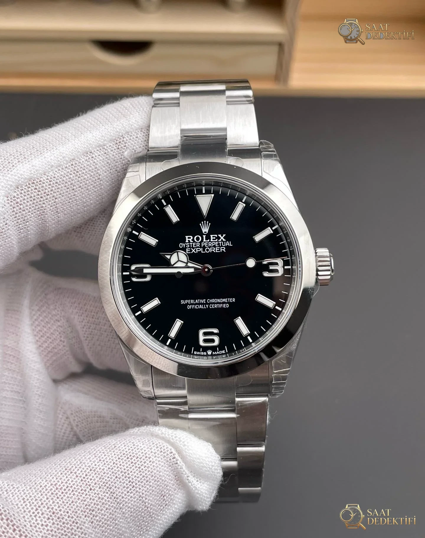 VS Factory Rolex Explorer I 40mm 224270 Dandong 3230 İncelemesi - Makro Laboratuvar ve Detay İncelemesi