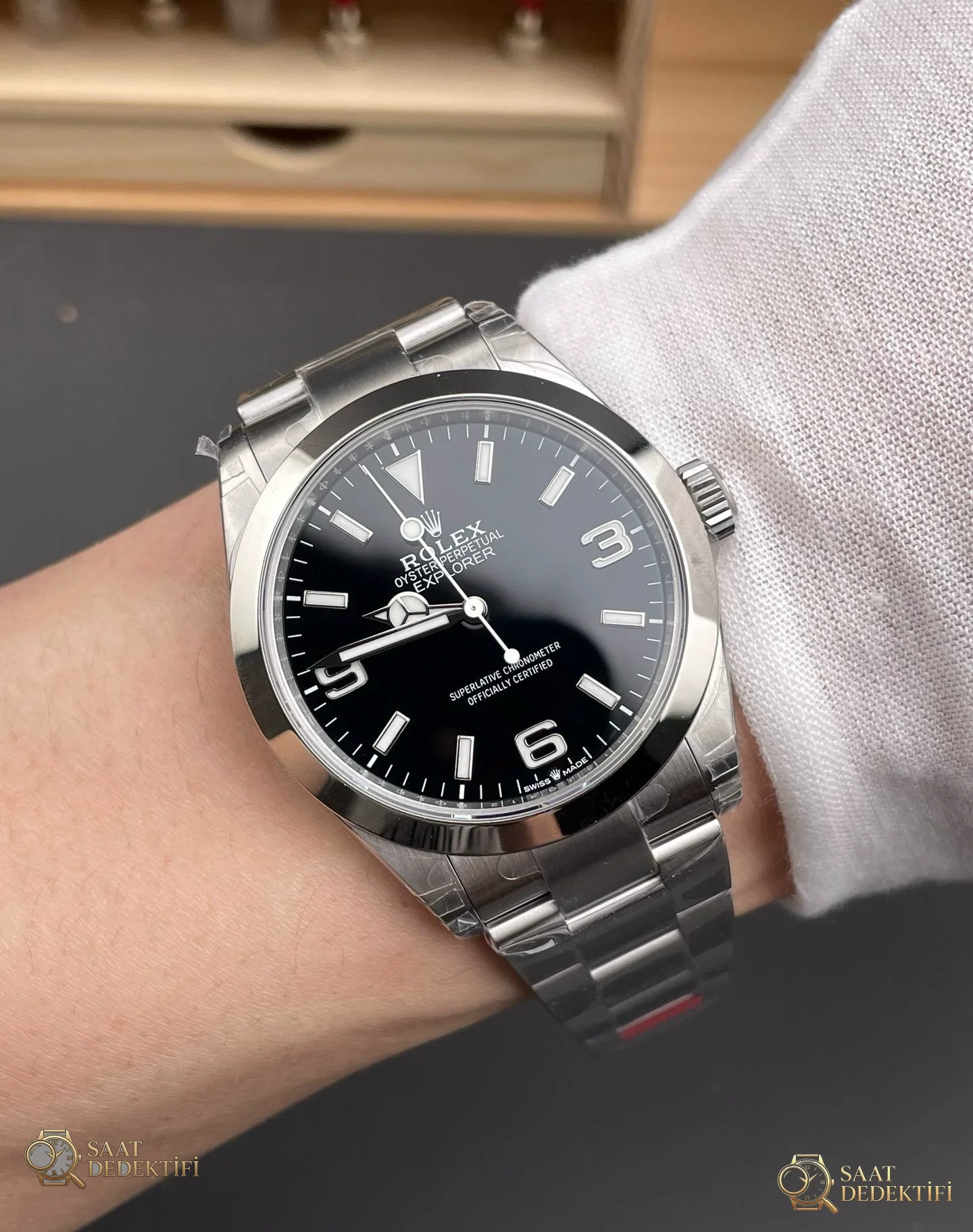 VS Factory Rolex Explorer I 40mm 224270 Dandong 3230 İncelemesi - Makro Laboratuvar ve Detay İncelemesi