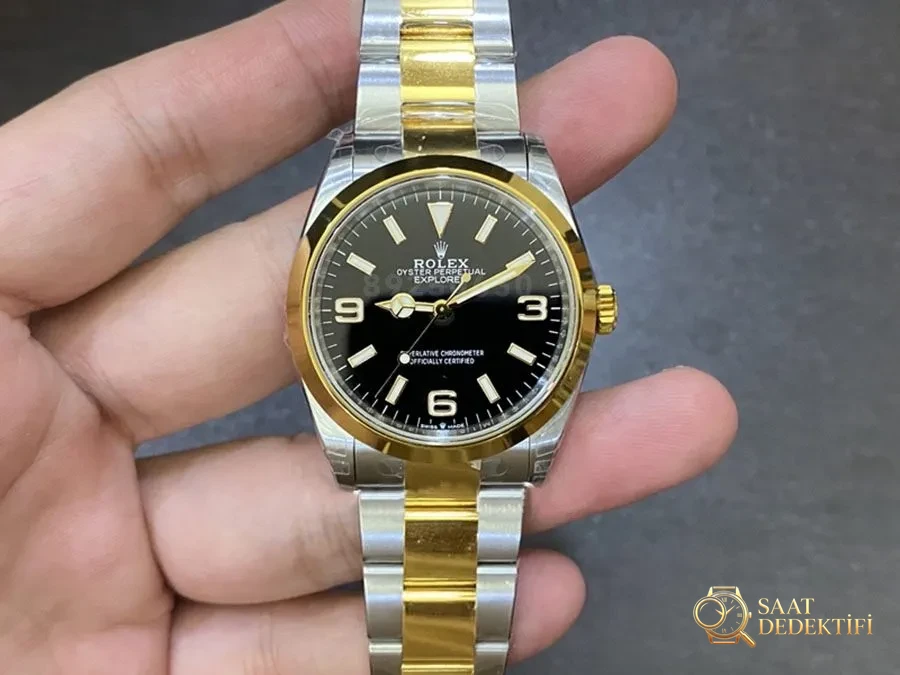 Rolex Explorer VS Factory İncelemesi - Ön Görünüm ve Kasa Tasarımı