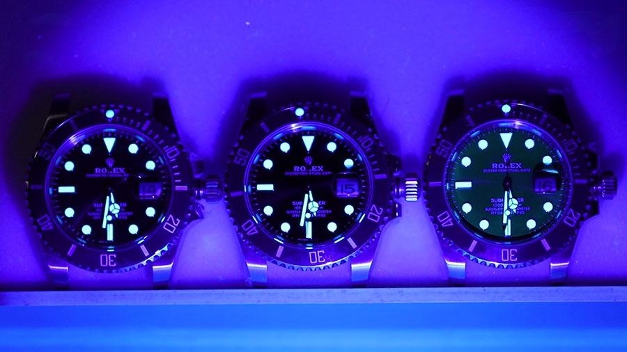 VS Factory Rolex gerçek-replika karşılaştırması: Siyah Submariner lume karşılaştırması ve ayırt etme yöntemleri — 5. fotoğraf