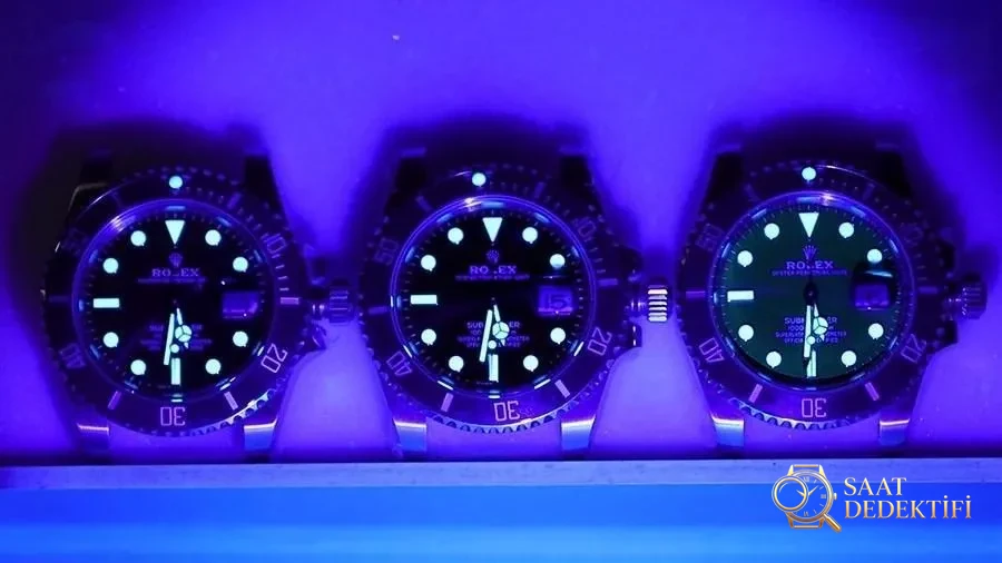 VS Factory Rolex gerçek-replika karşılaştırması: Siyah Submariner lume karşılaştırması ve ayırt etme yöntemleri - Bilezik, Toka ve Klips Mekanizması