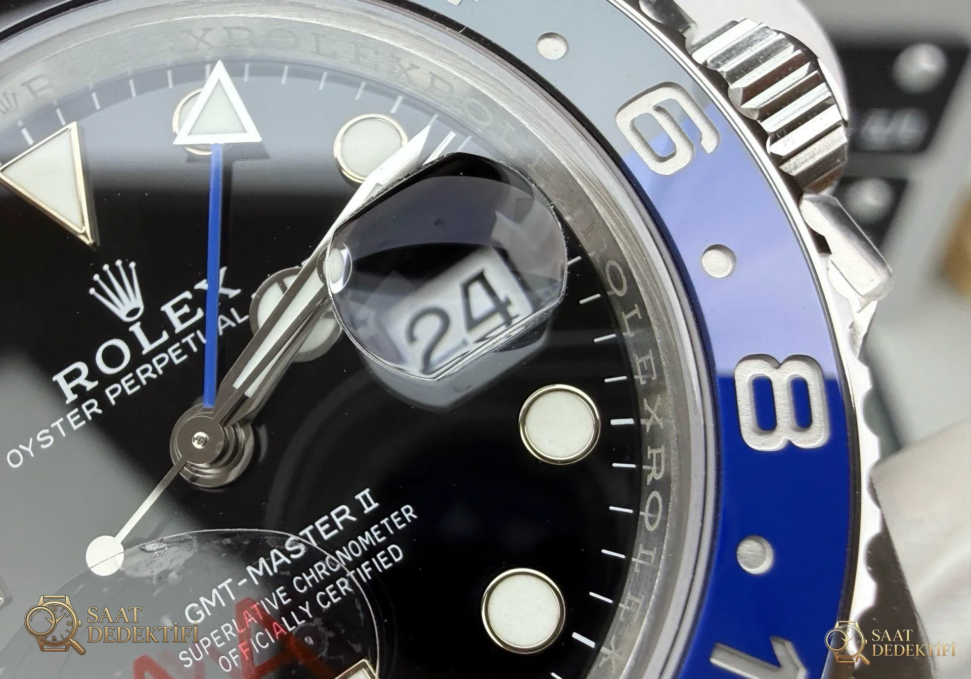 VS Factory Rolex GMT-Master II Pepsi 126710BLRO Dandong 3285 İncelemesi - Makro Laboratuvar ve Detay İncelemesi