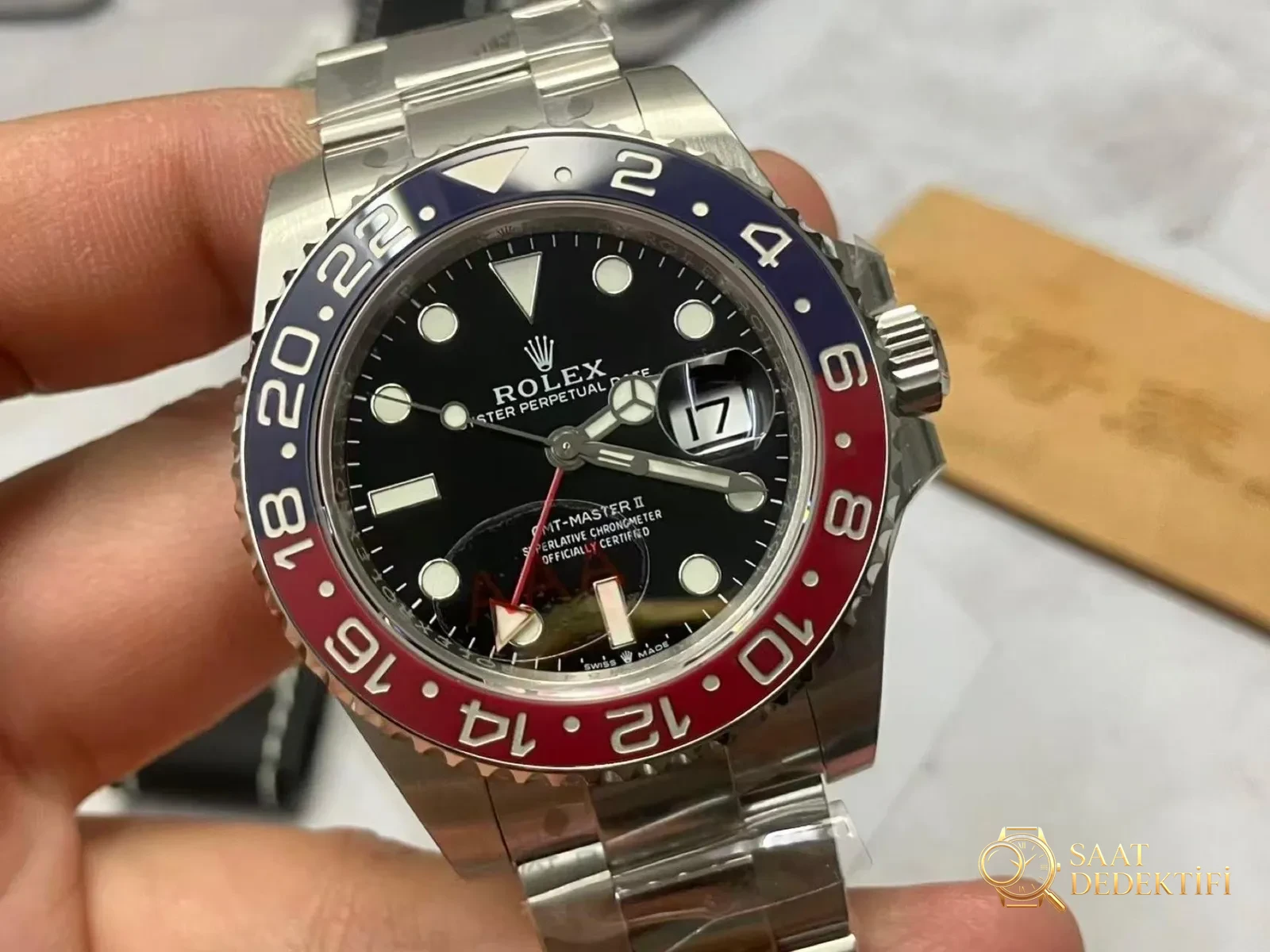 VS Factory Rolex GMT-Master V3 kola/pepsi bezel almaya değer mi? Genel işçilik nasıl? - Kasa Profili ve Kurma Kolu İncelemesi