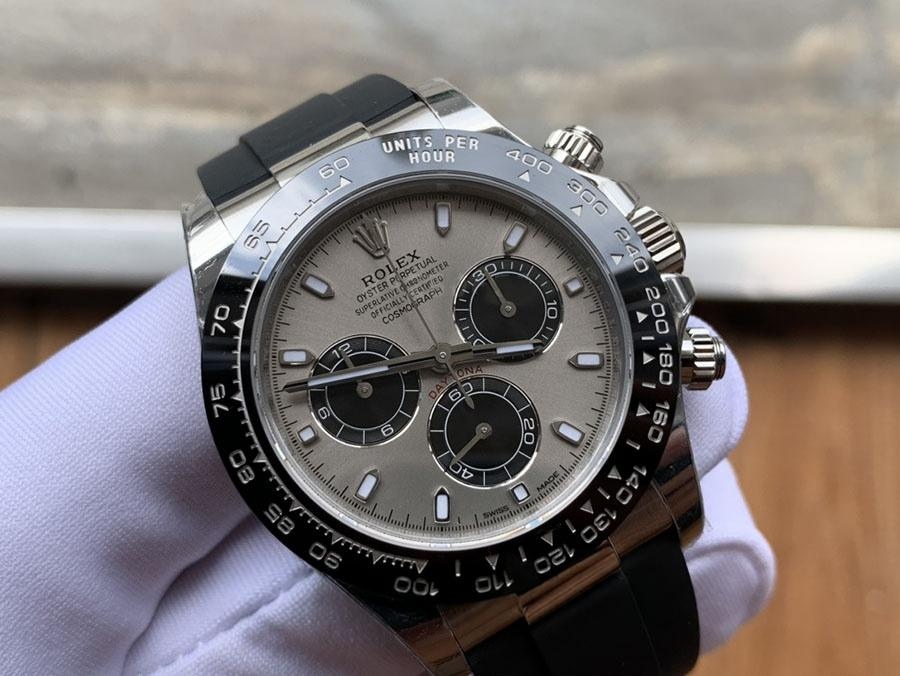 VS Factory Rolex Gri Daytona 4130 Model Replika Saat - VS Daytona — 1. fotoğraf