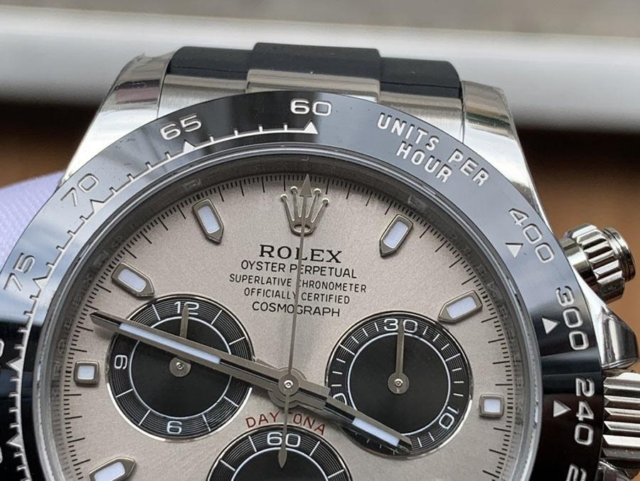 VS Factory Rolex Gri Daytona 4130 Model Replika Saat - VS Daytona — 4. fotoğraf