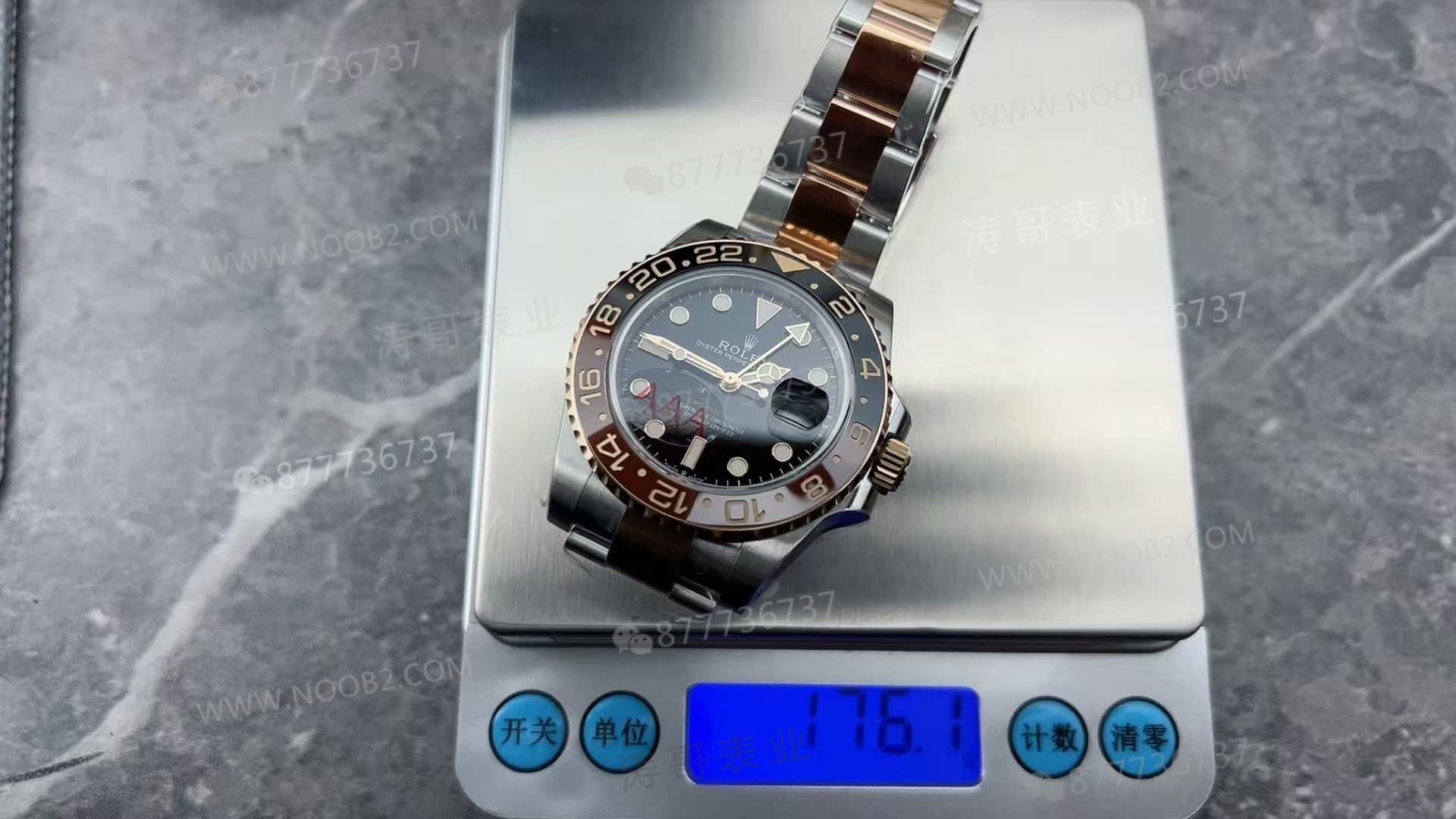 VS Factory Rolex iki renk altın GMT sarsıt bezel/pavurya ağırlık dengeli versiyonun detay işçiliği nasıl? — 2. fotoğraf