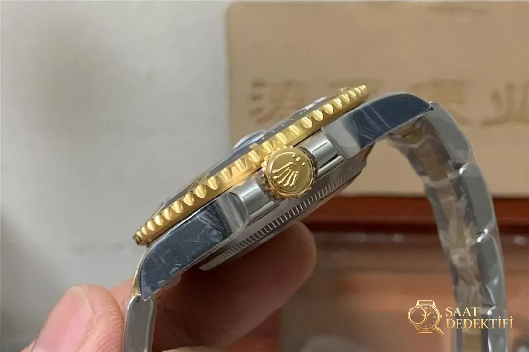 VS Factory Rolex İki Renk Altın ve Tam Altın Submariner İşçiliği İyi mi? - Makro Kadran ve İndeks İşçiliği