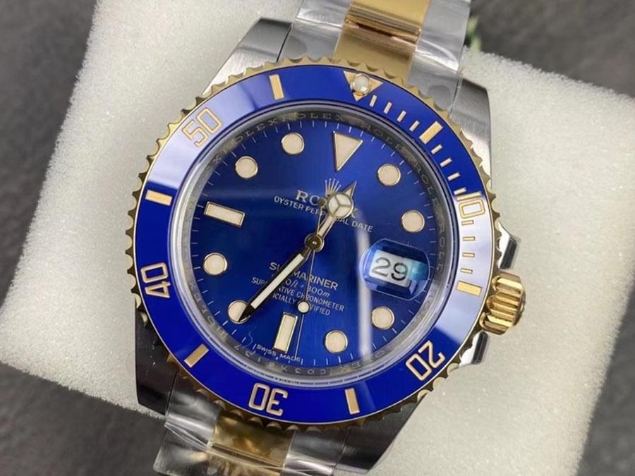 VS Factory Rolex İki Renk Mavi Su Hayaleti 3135 Replika Saat - VS — 3. fotoğraf